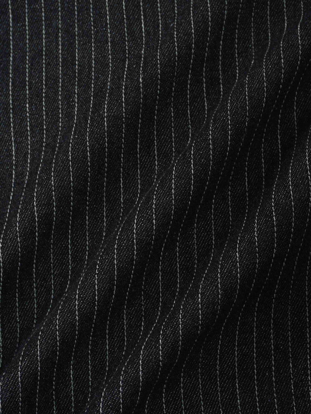 Denim Jacket-Black Pinstripe