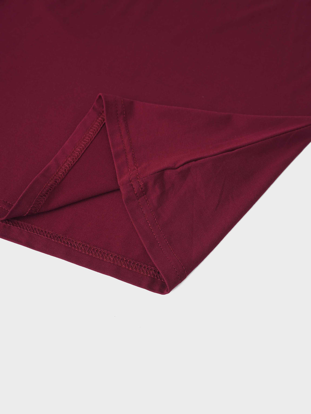 Modal Turtleneck Long Sleeve-Burgundy