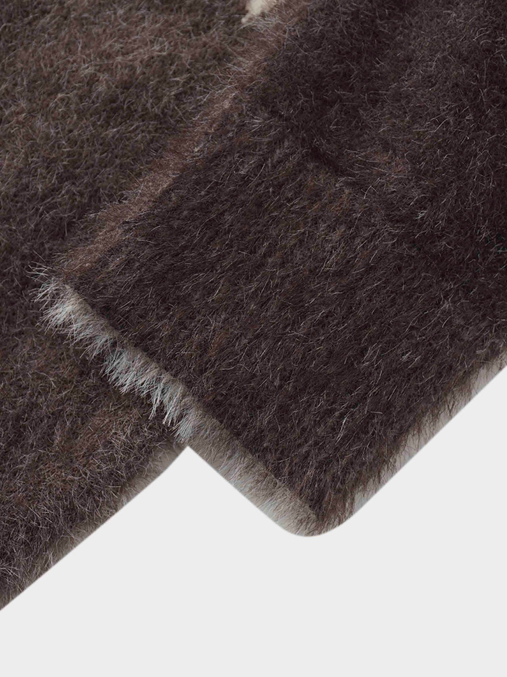 Mohair Crew Cardigan-Aztec Floral