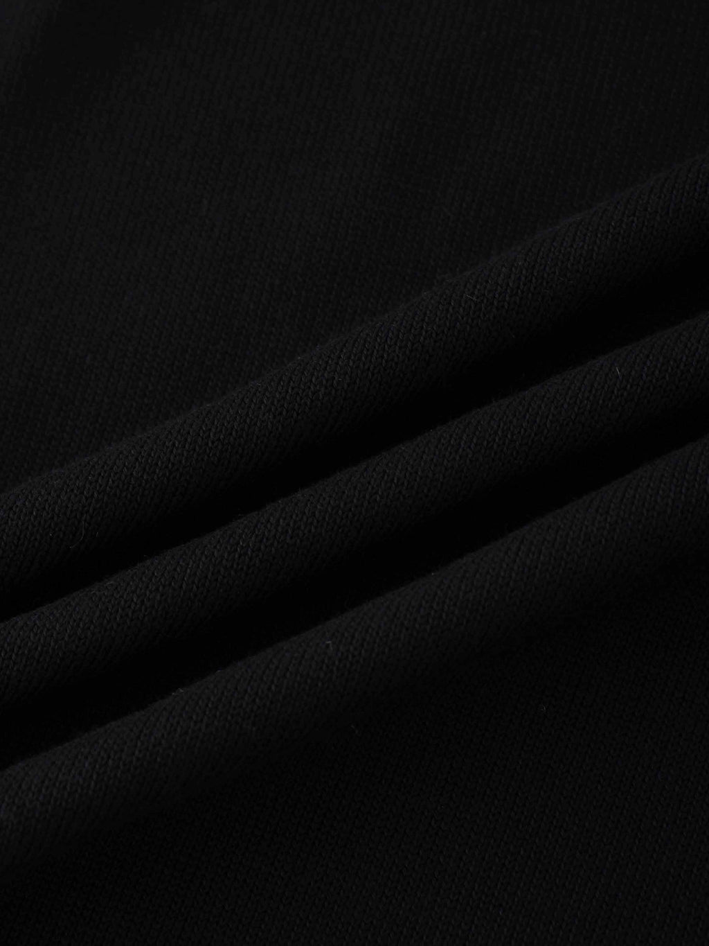 Sequin Trim Sweater-Black