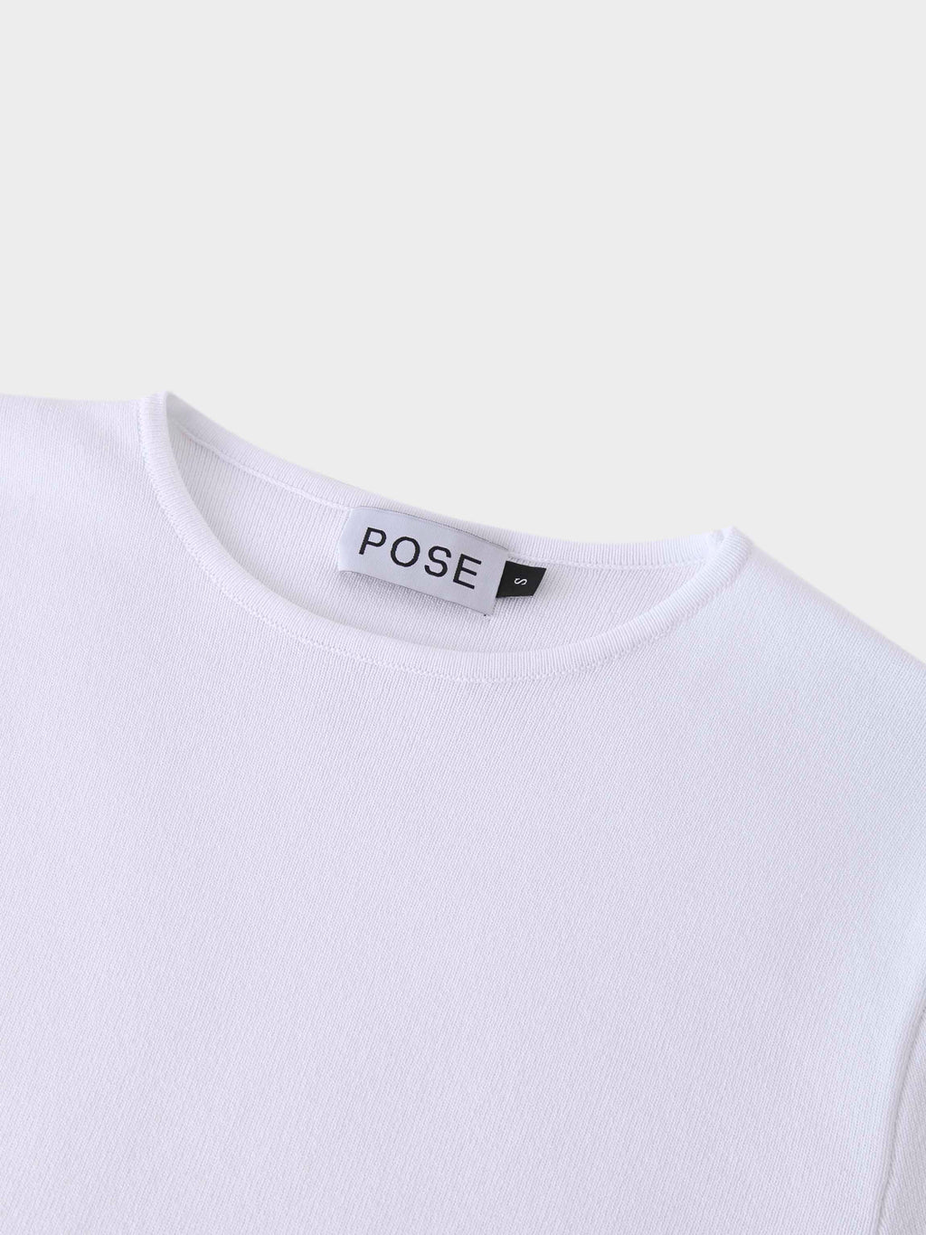 High Cuff Sweater-White