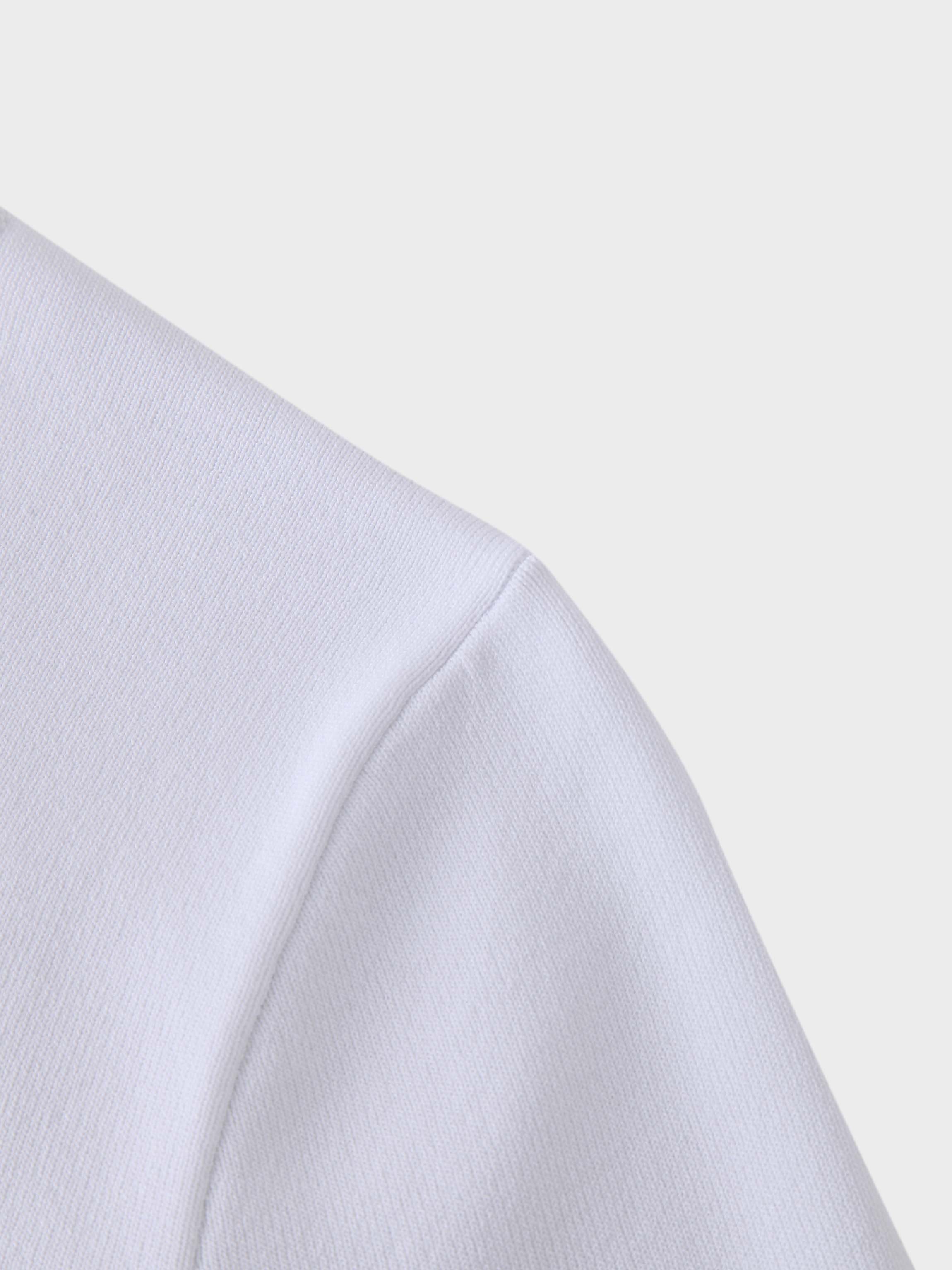 High Cuff Sweater-White