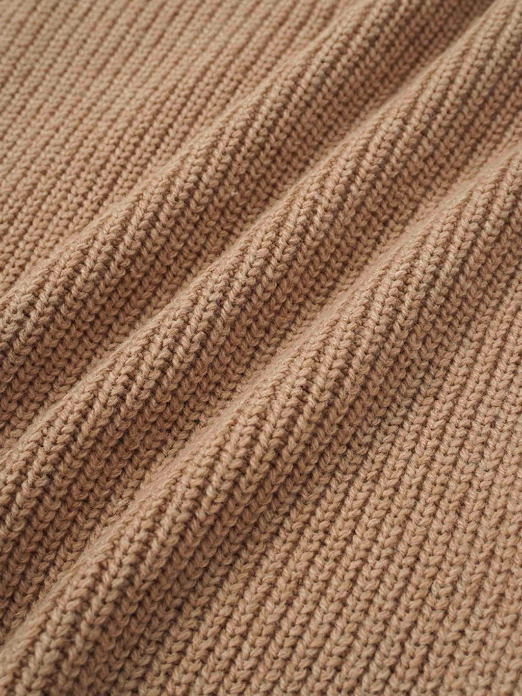 Puff Sleeve Sweater-Tan