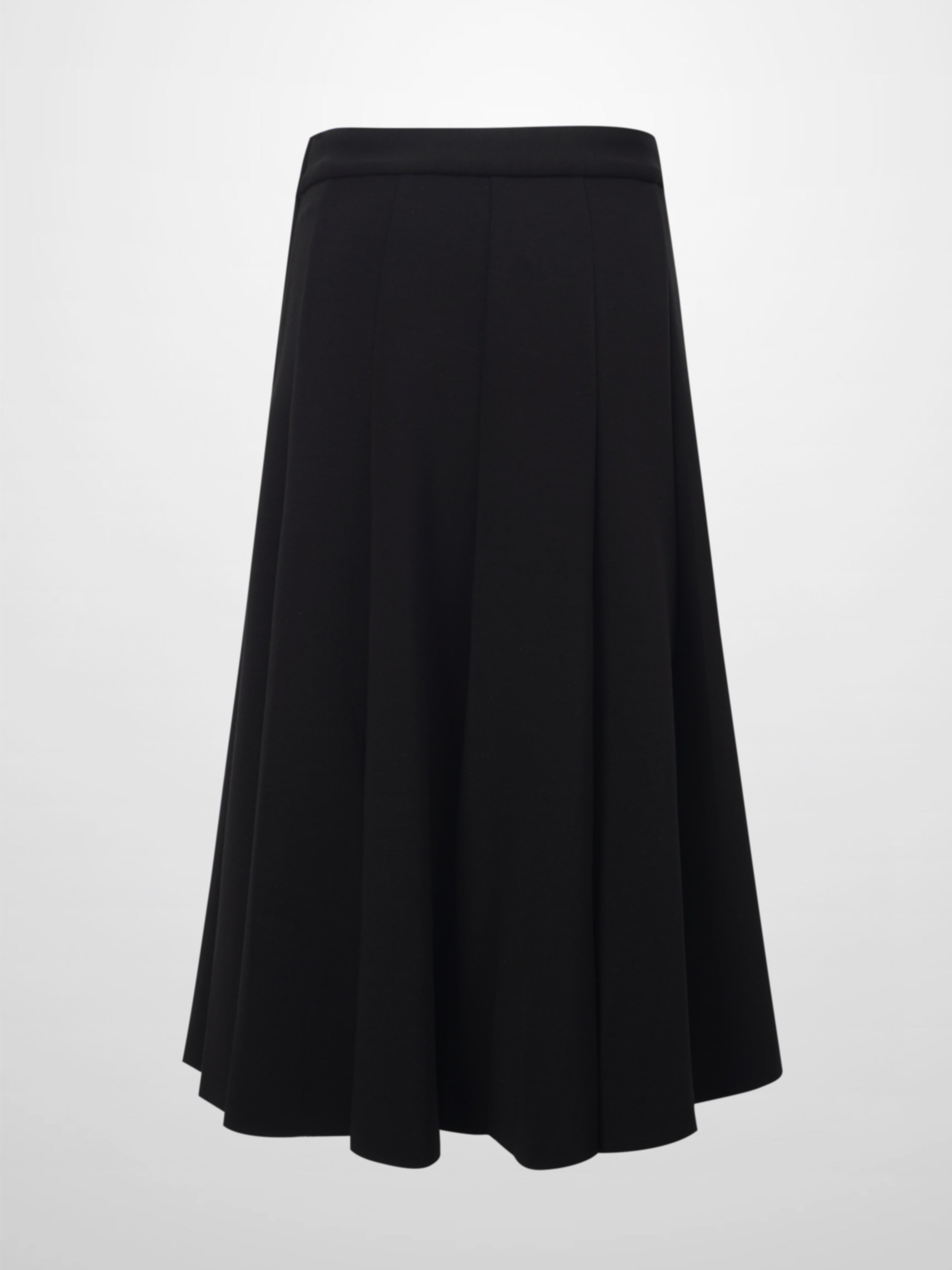 Short Flare Skirt 26"-Black