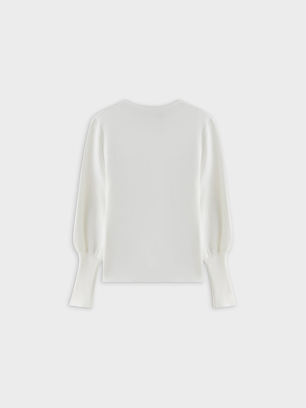 High Cuff Sweater-Cream