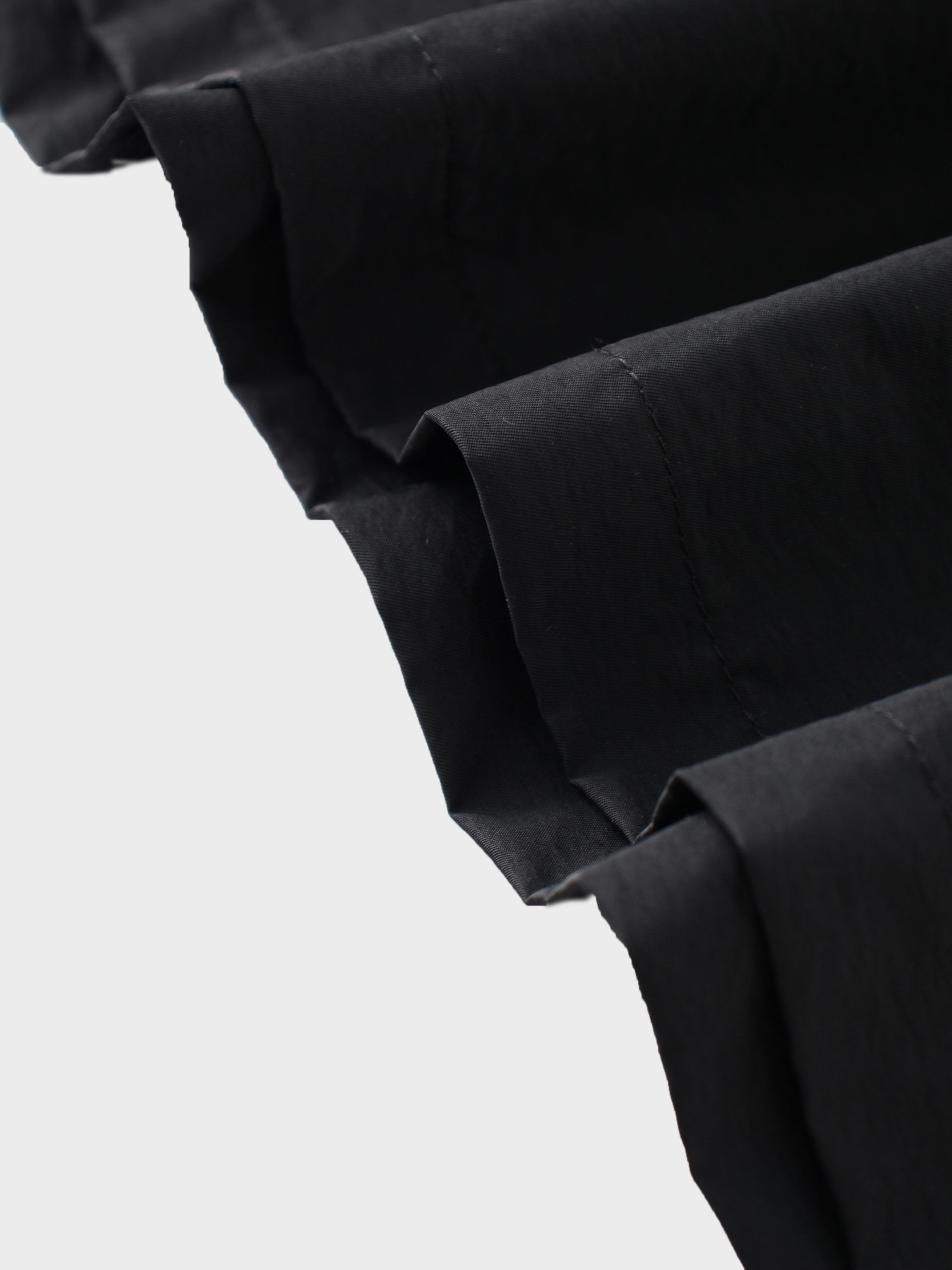 Waisted Full Taffeta Skirt-Black