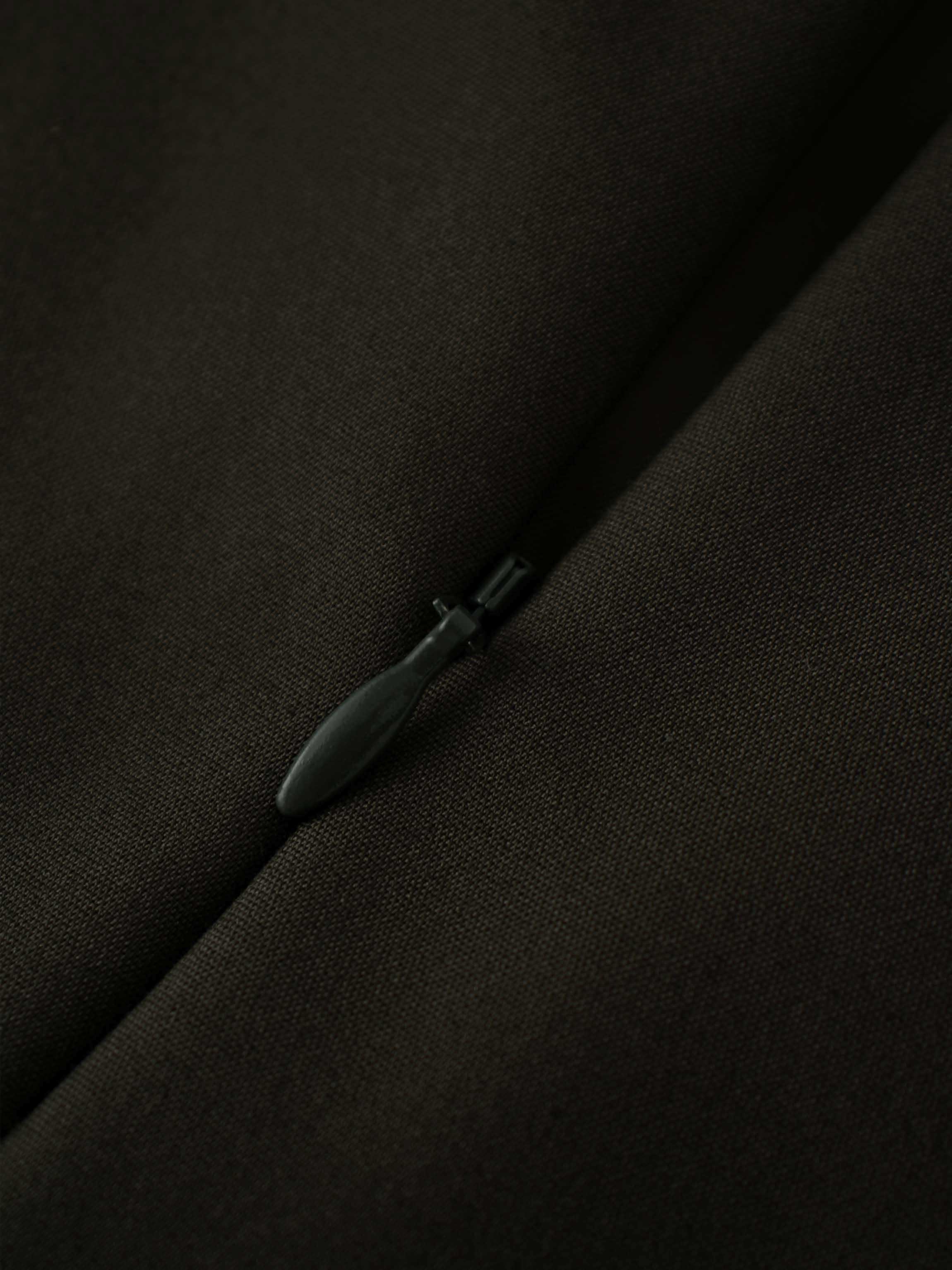 Basic A-Line Skirt-Olive Green