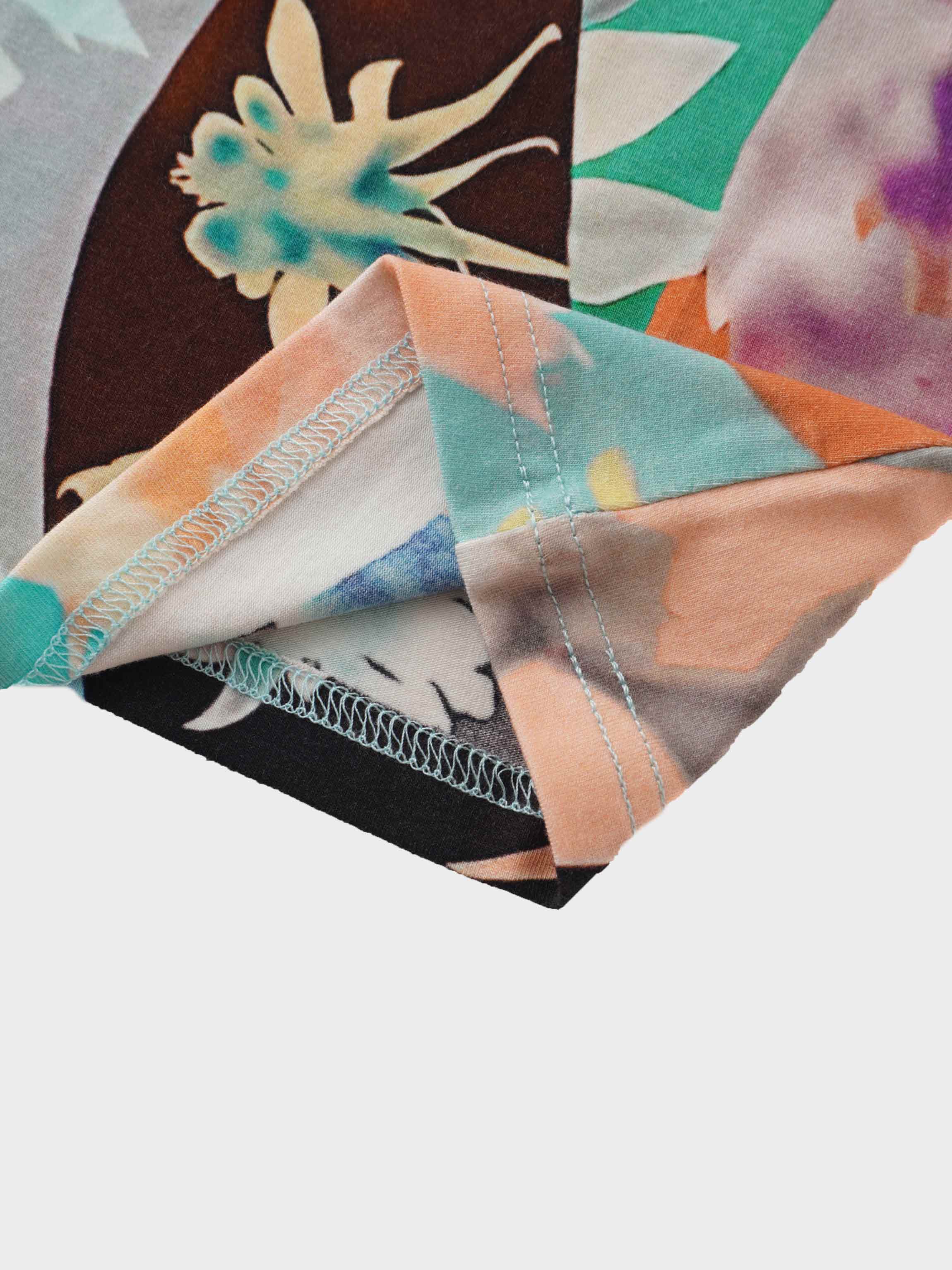 Printed Modal Turtleneck-Pop Art