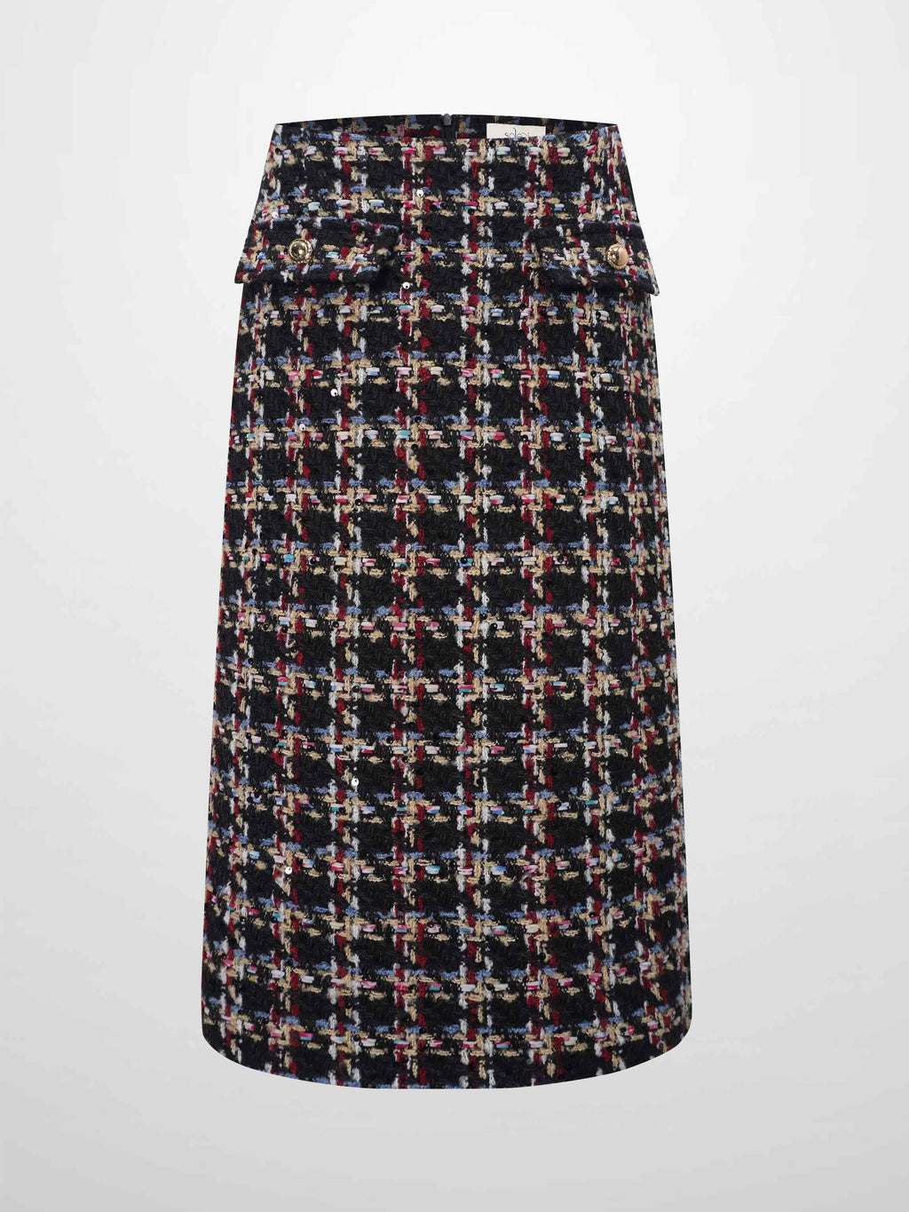 Short Pocket Skirt-Multi Colored