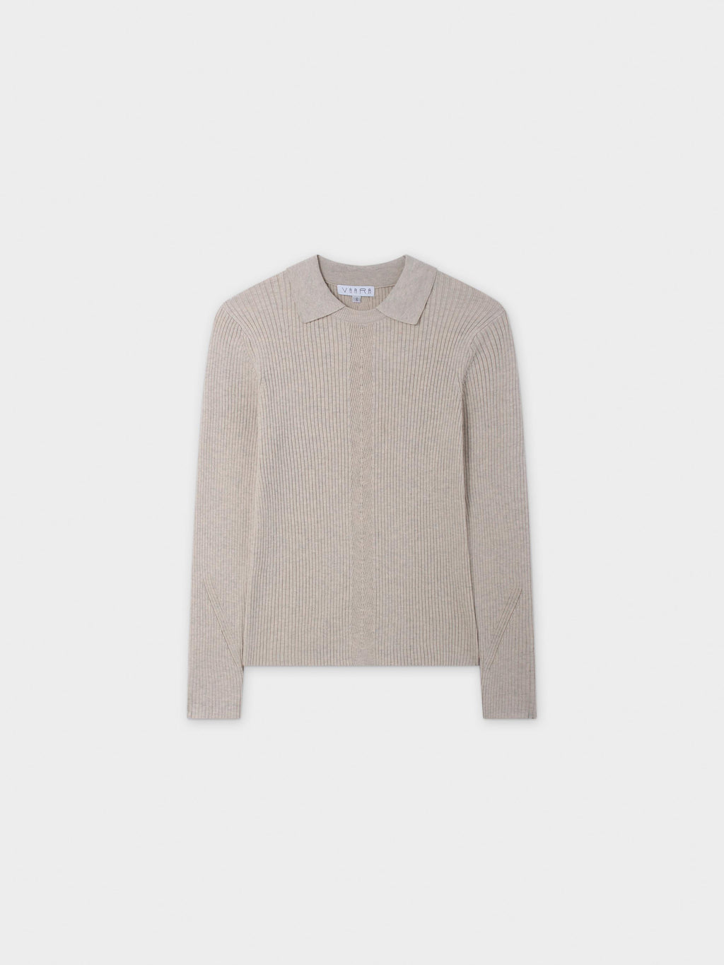 Center Design Sweater-Oatmeal