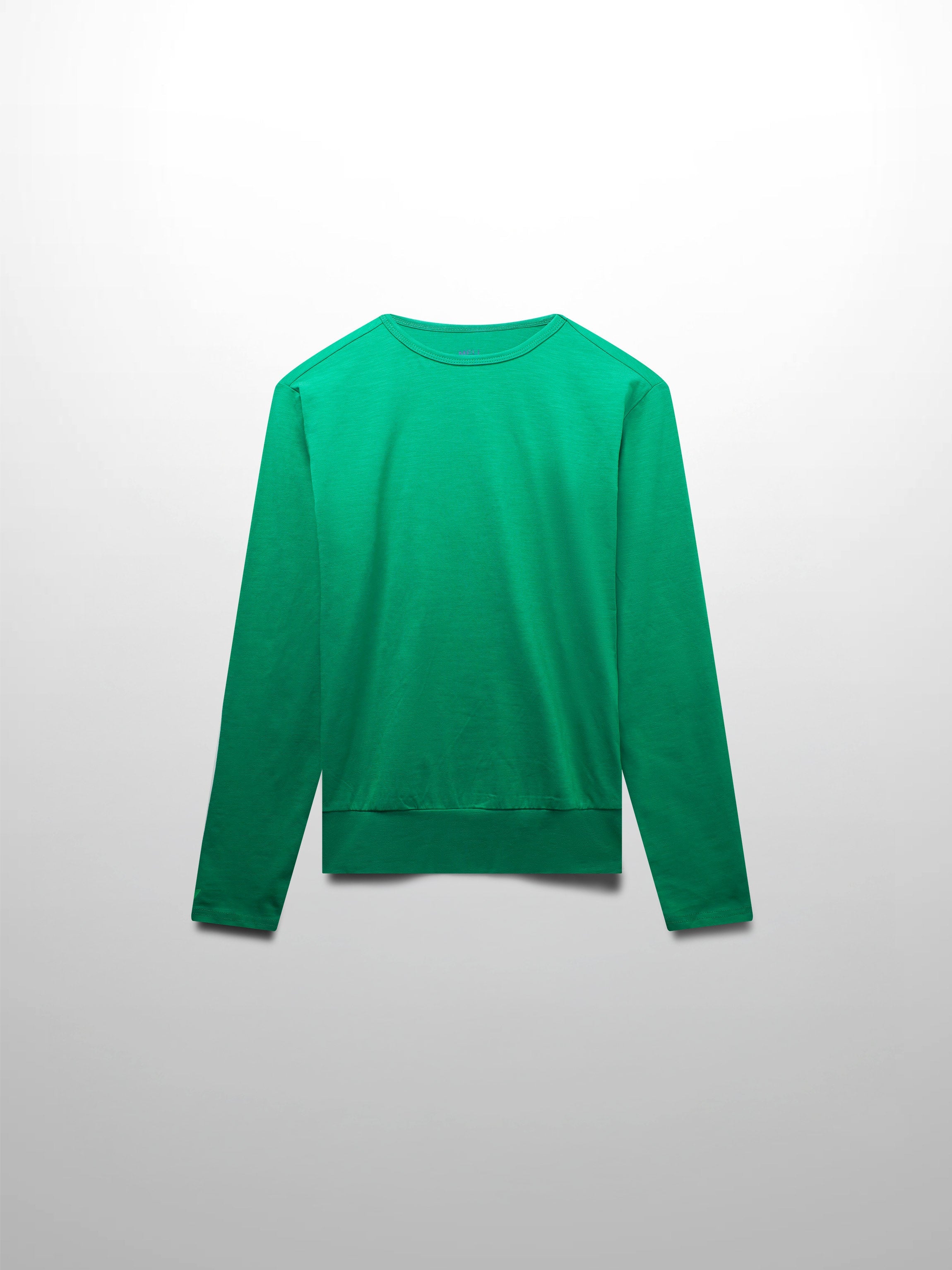 Crew Bomber Tee-Kelly Green