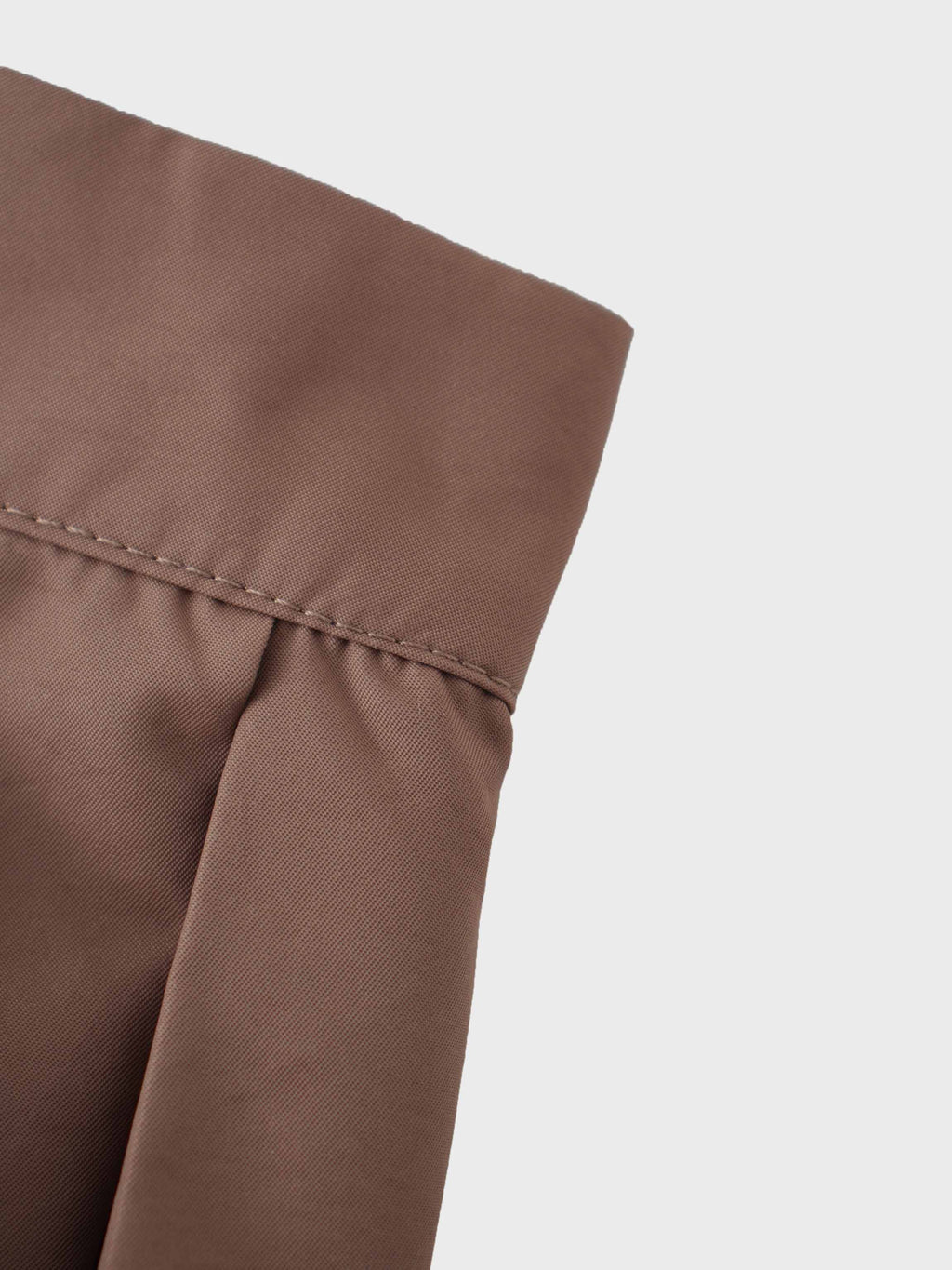 Waisted Full Taffeta Skirt-Mocha Mousse