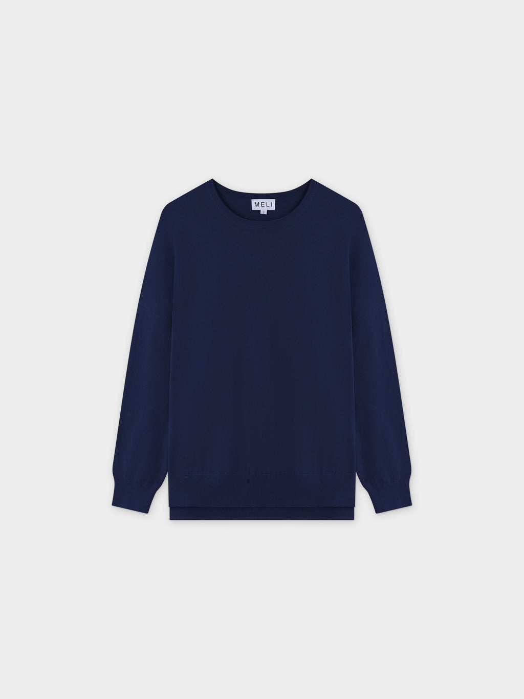 Oversized Lightweight Sweater-Navy