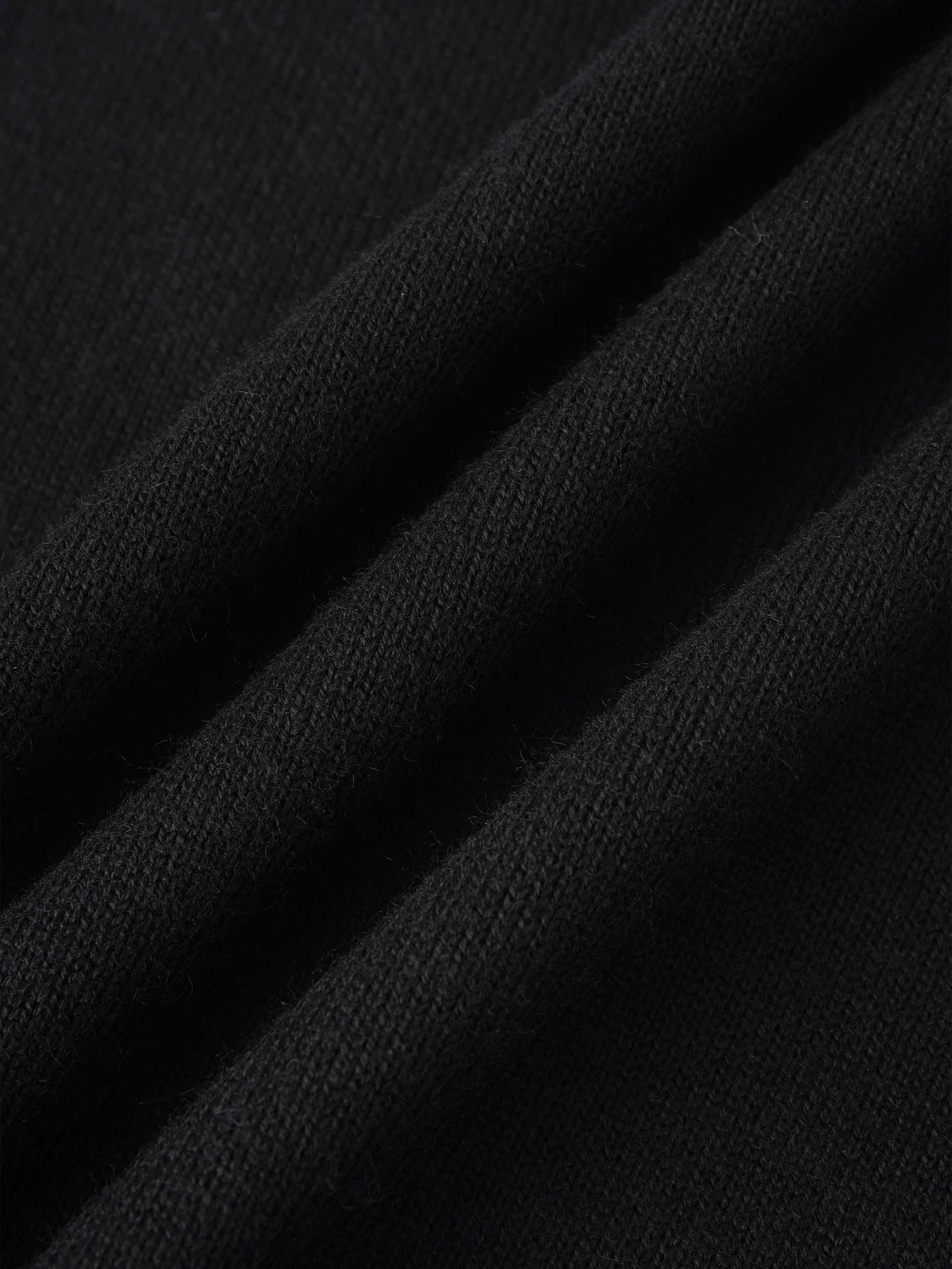 Side Zipper Straight Maxi Skirt-Black