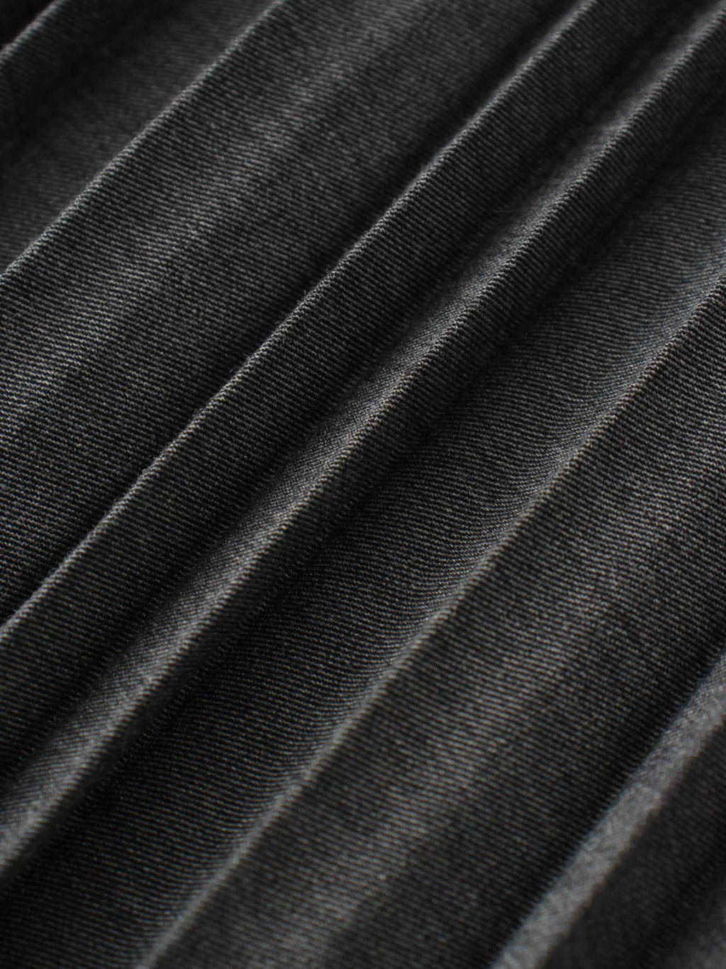 Mix Pleat Skirt-Denim Grey