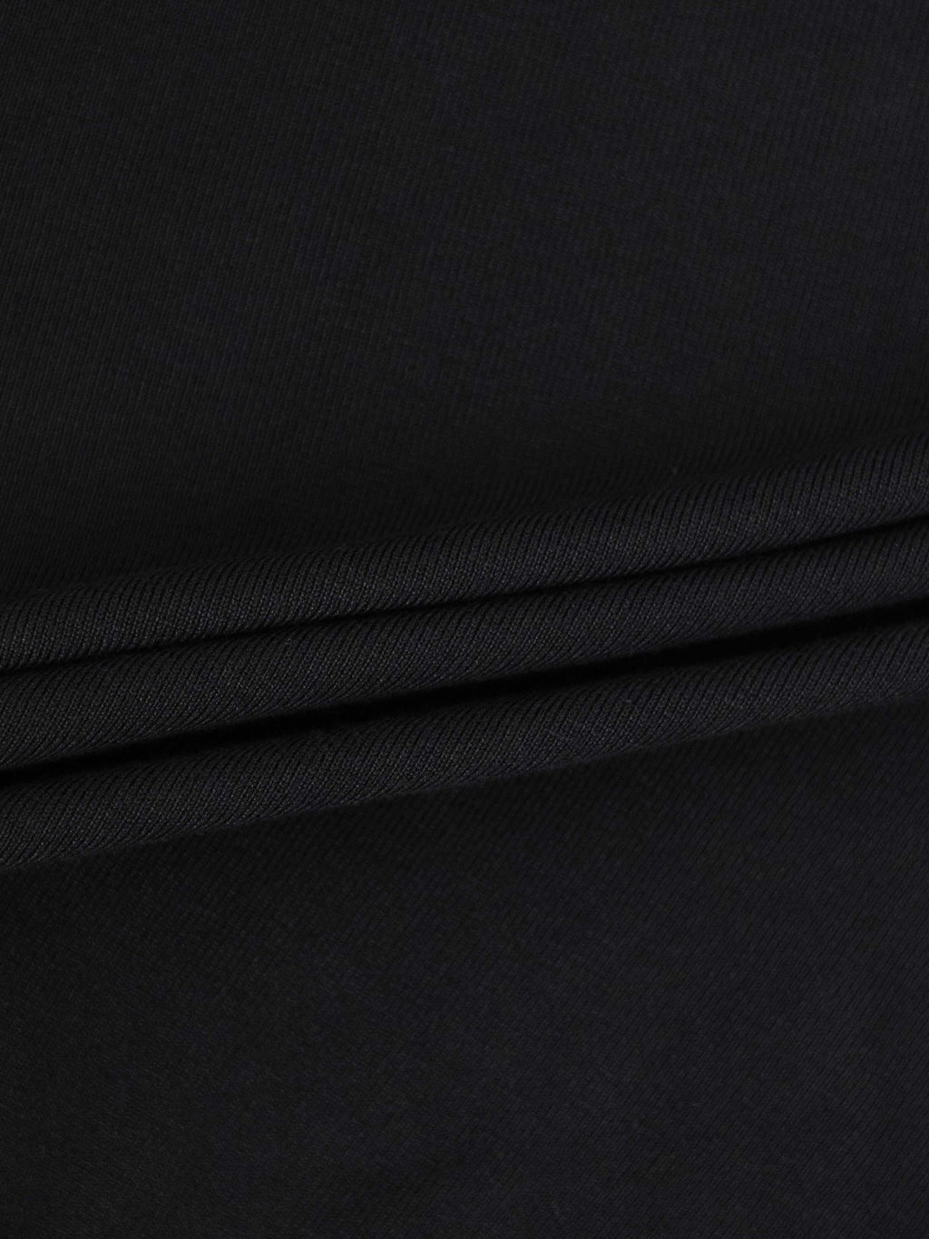 Mock Neck Thin Knit Sweater-Black