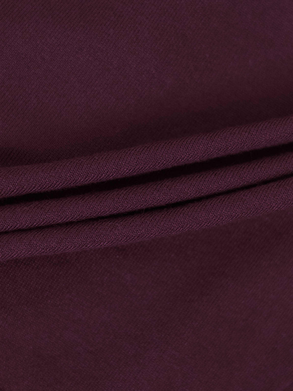 Trim Detail Crew Crop Cardigan-Burgundy