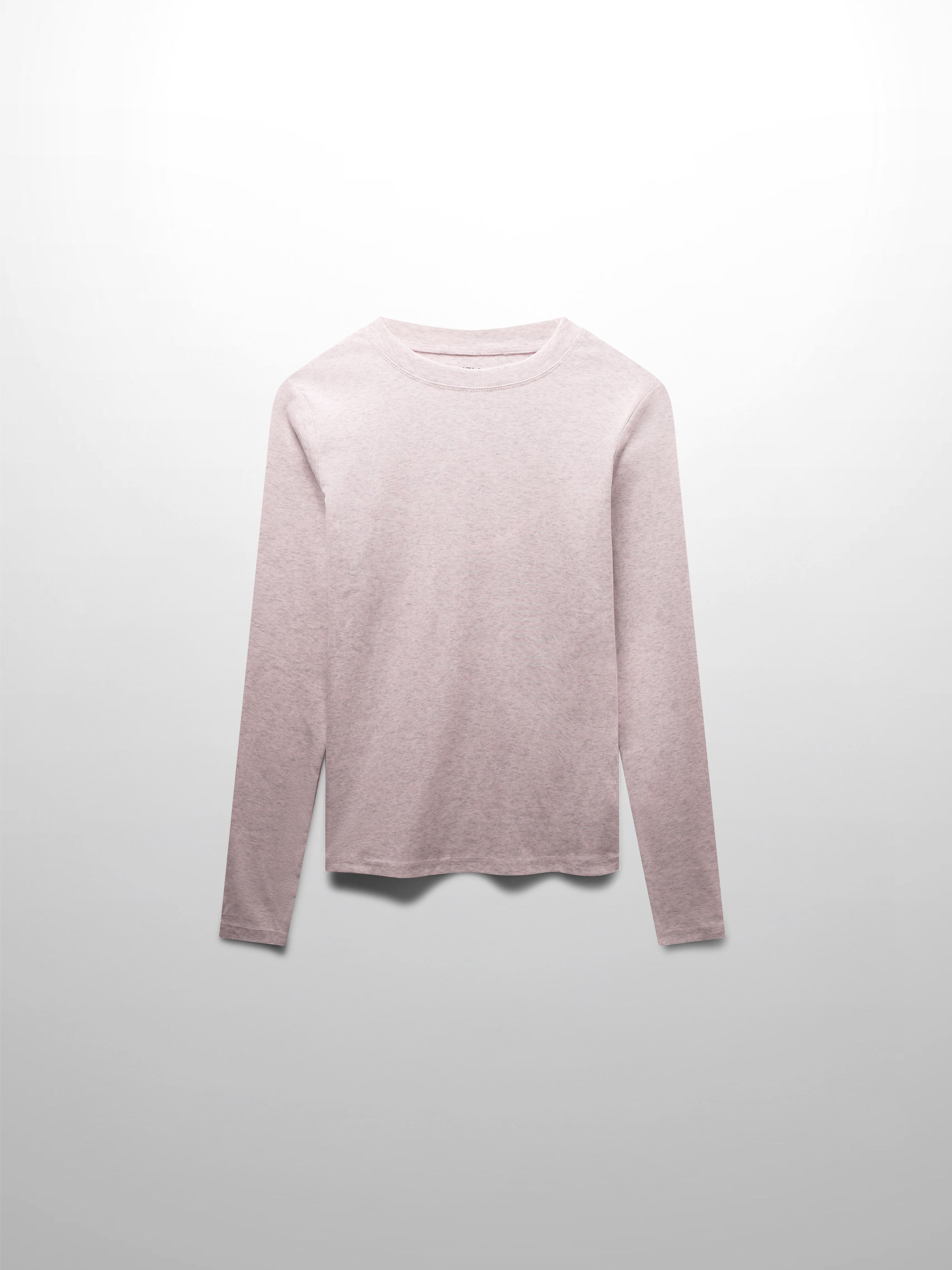 CLASSIC TEE LONG SLEEVE-PINK HEATHERED