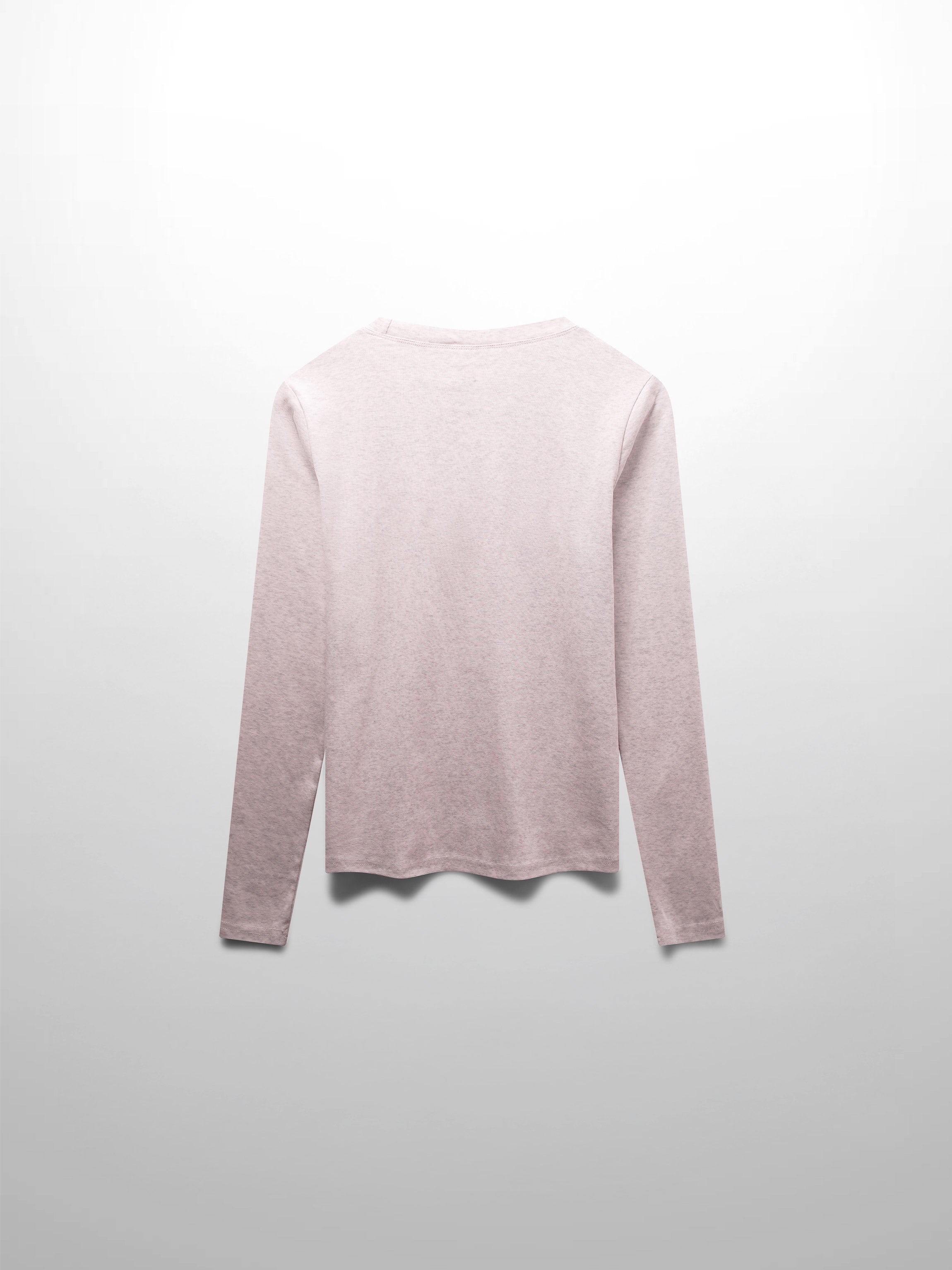 CLASSIC TEE LONG SLEEVE-PINK HEATHERED