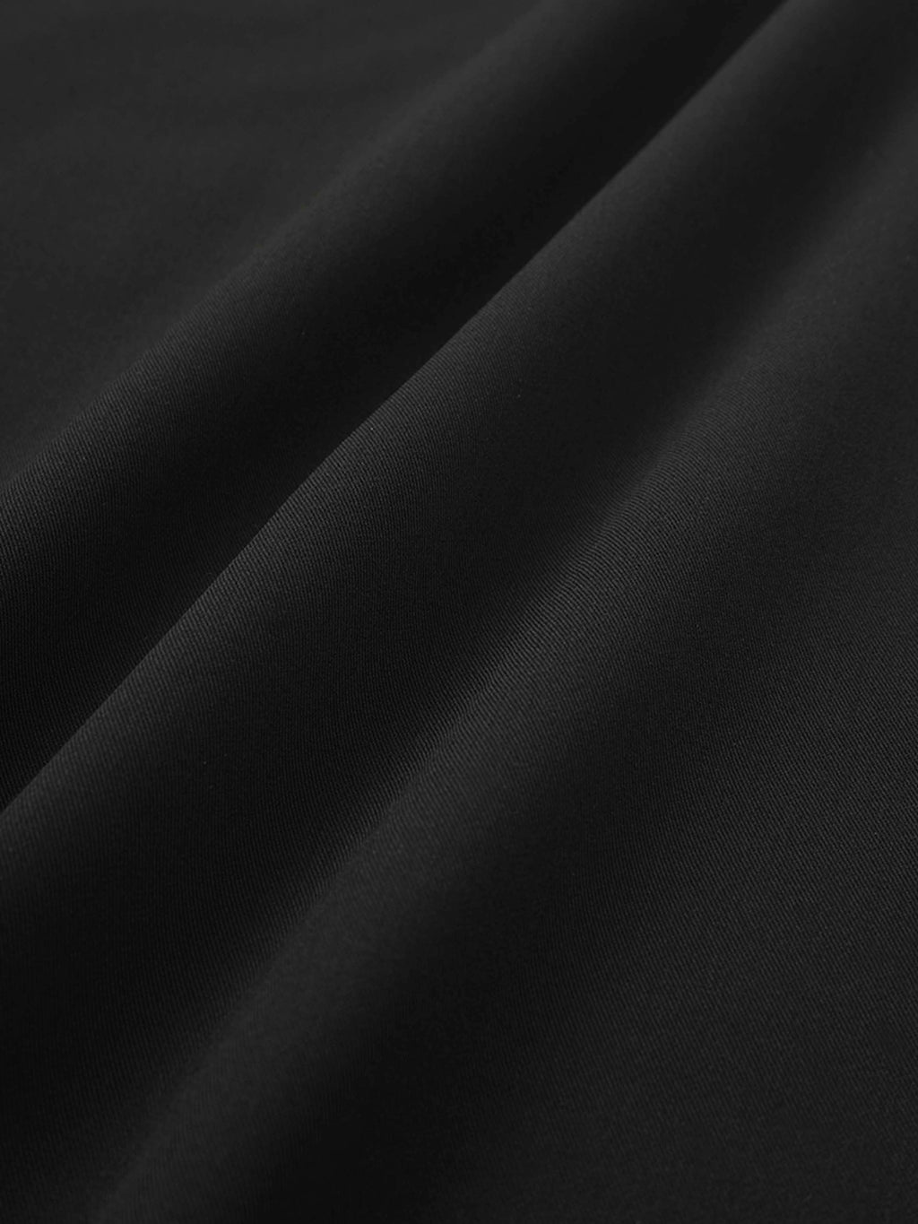 Side Loop Straight Maxi Skirt-Black