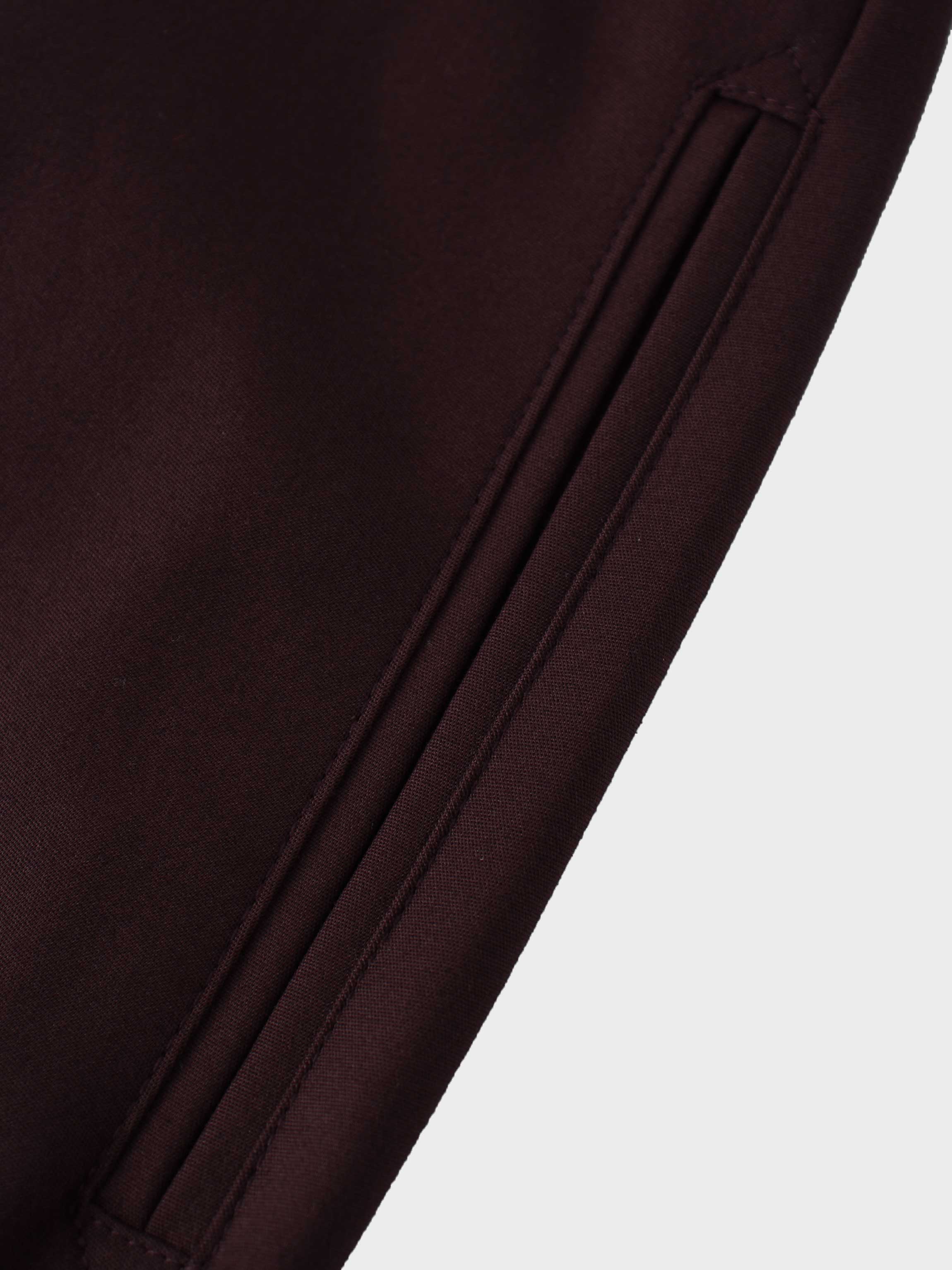 Basic A-Line Skirt-Brown