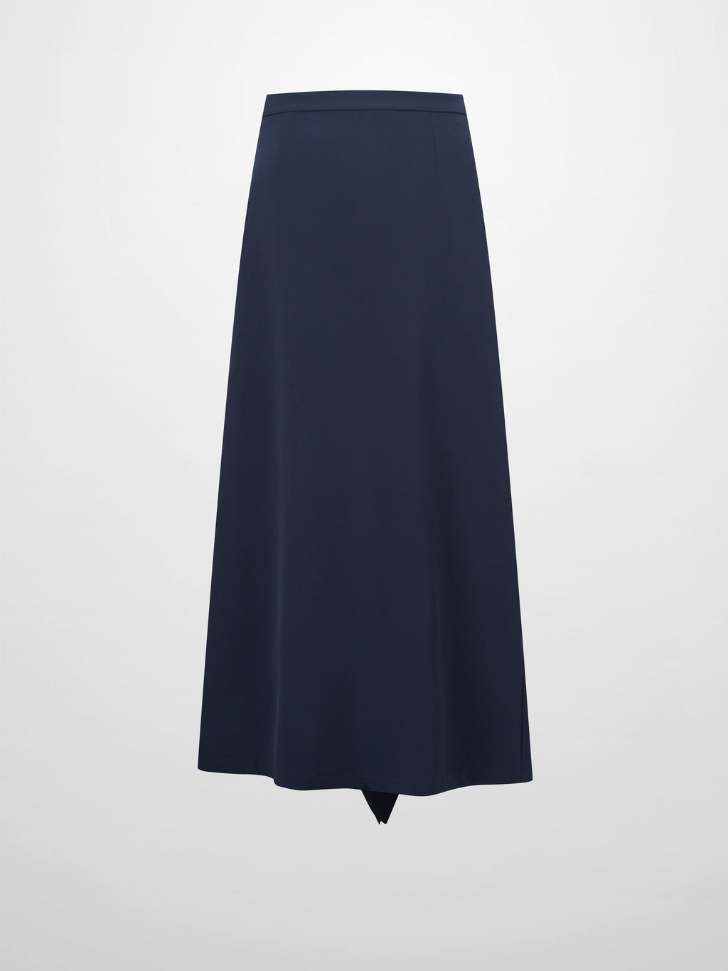 Side Ruffle Skirt-Navy