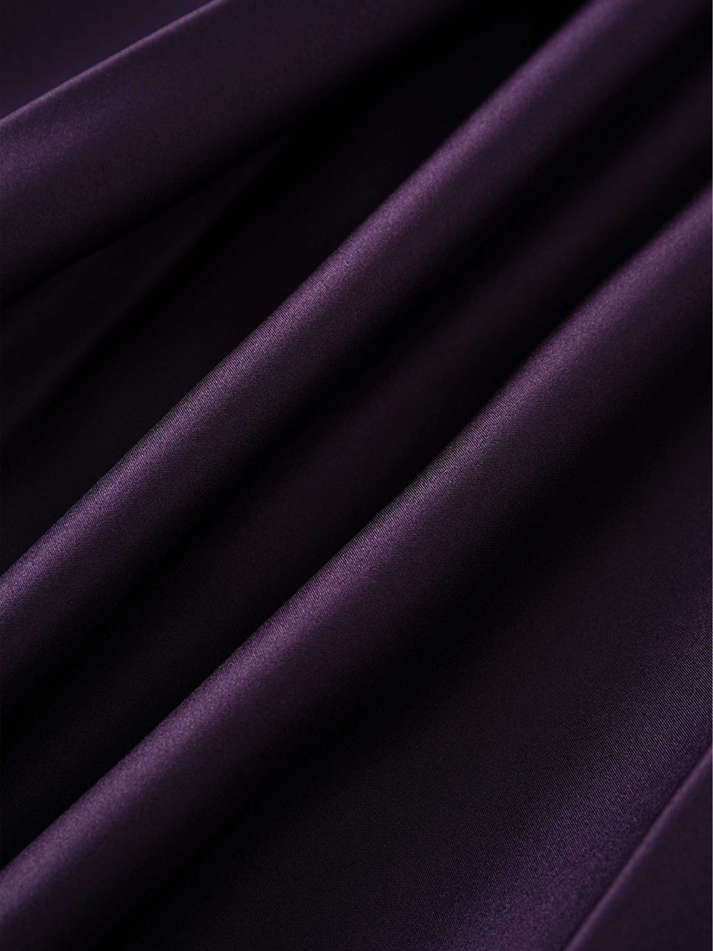 Lux Satin Pleated Skirt 26"-Wine