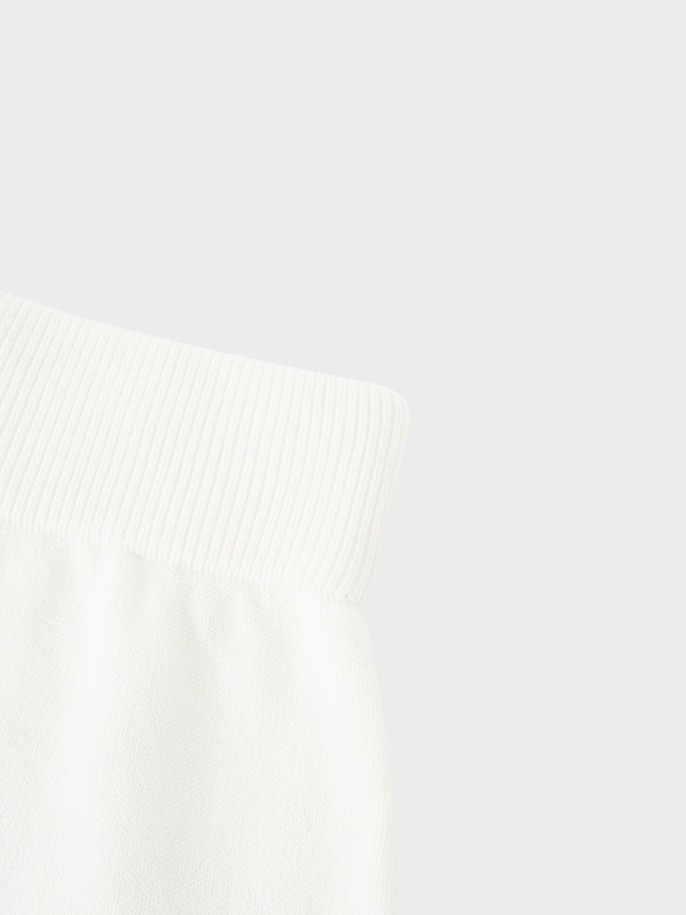 Side Zipper Straight Maxi Skirt-Cream