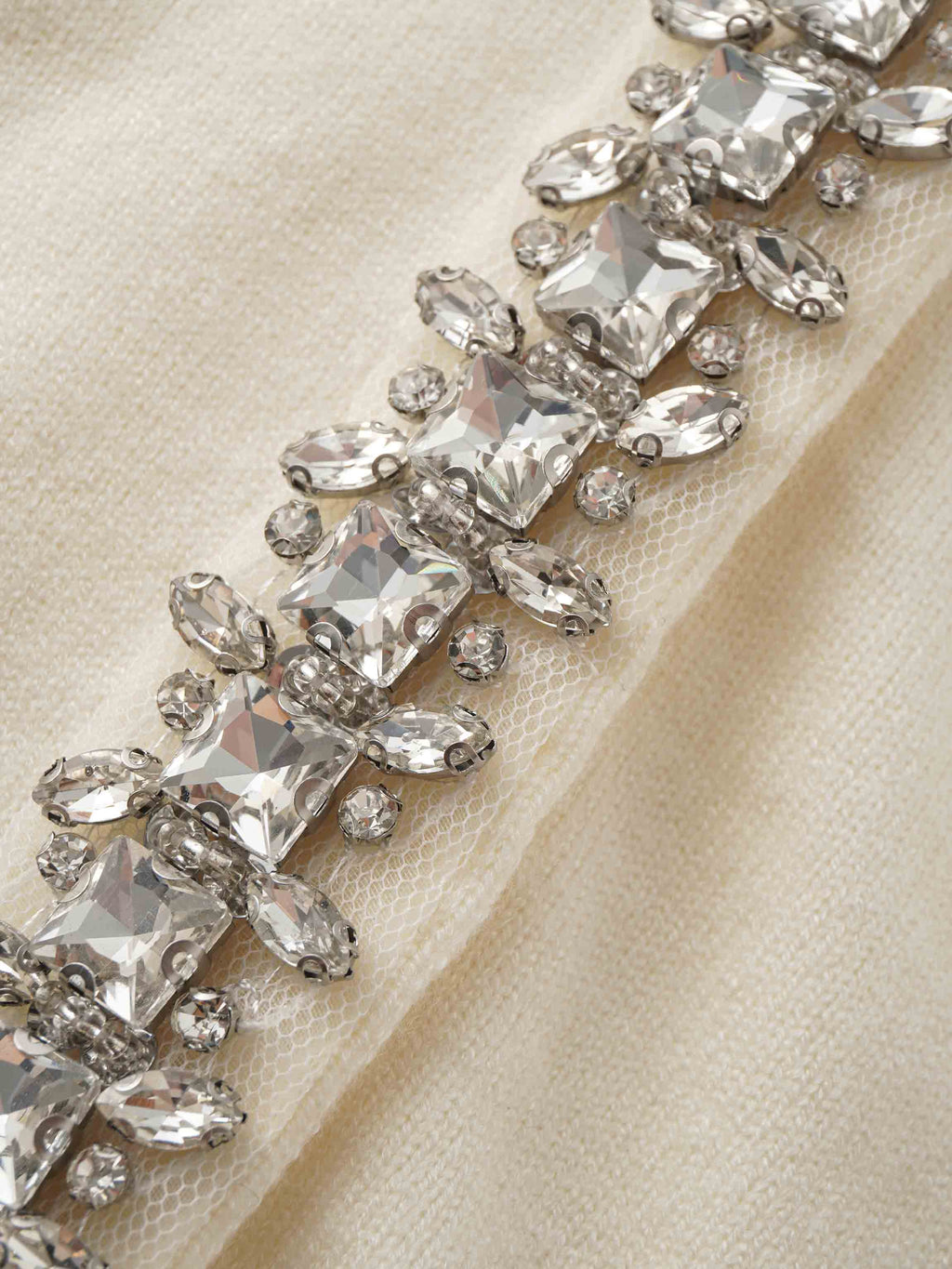 Embellished Cardigan Sweater-Cream