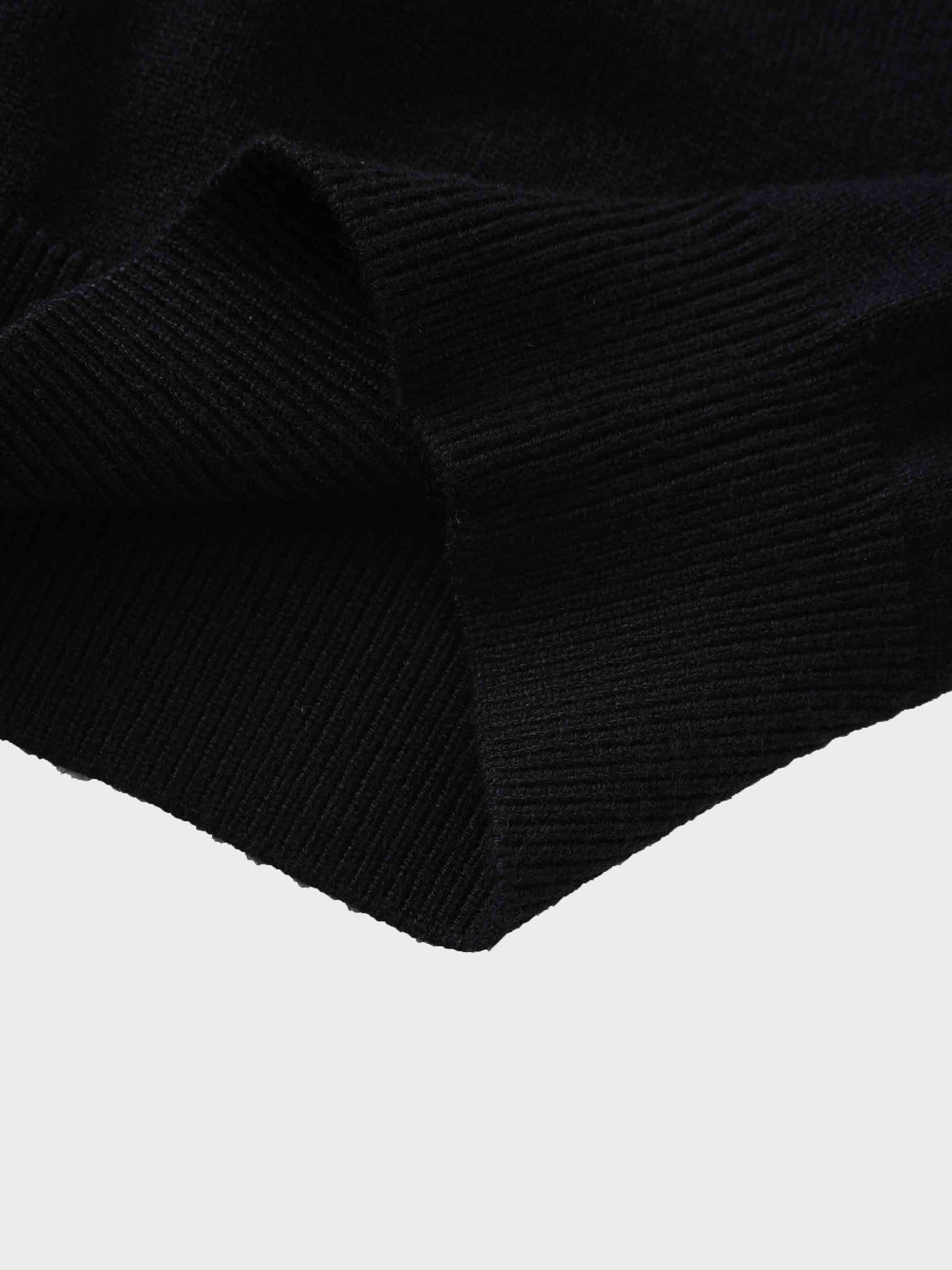 Embellished Cardigan Sweater-Black