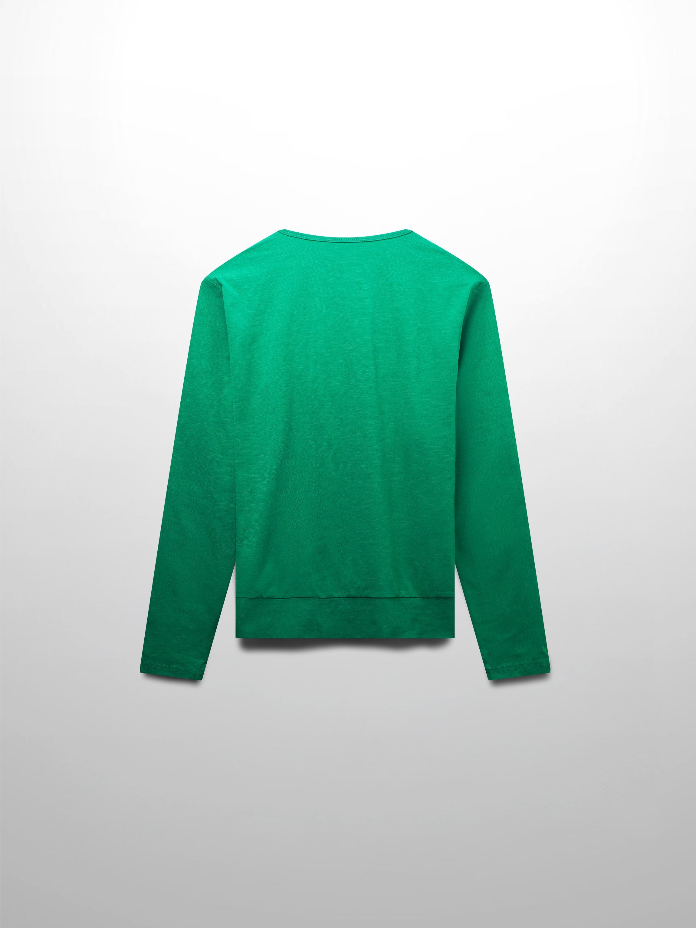 Crew Bomber Tee-Kelly Green