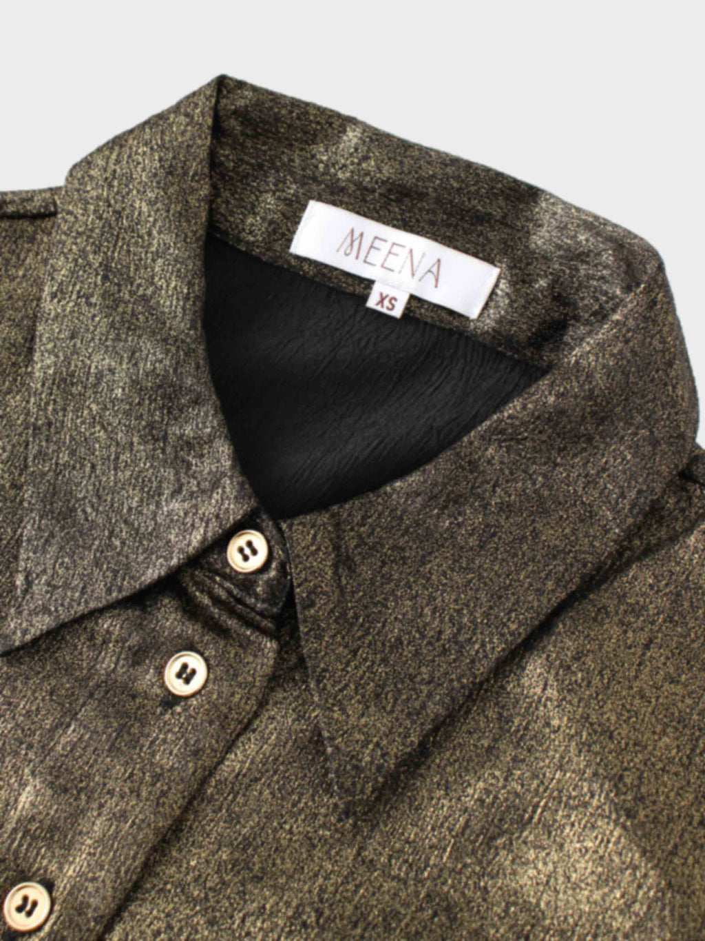 Wrap Shirtdress-Gold