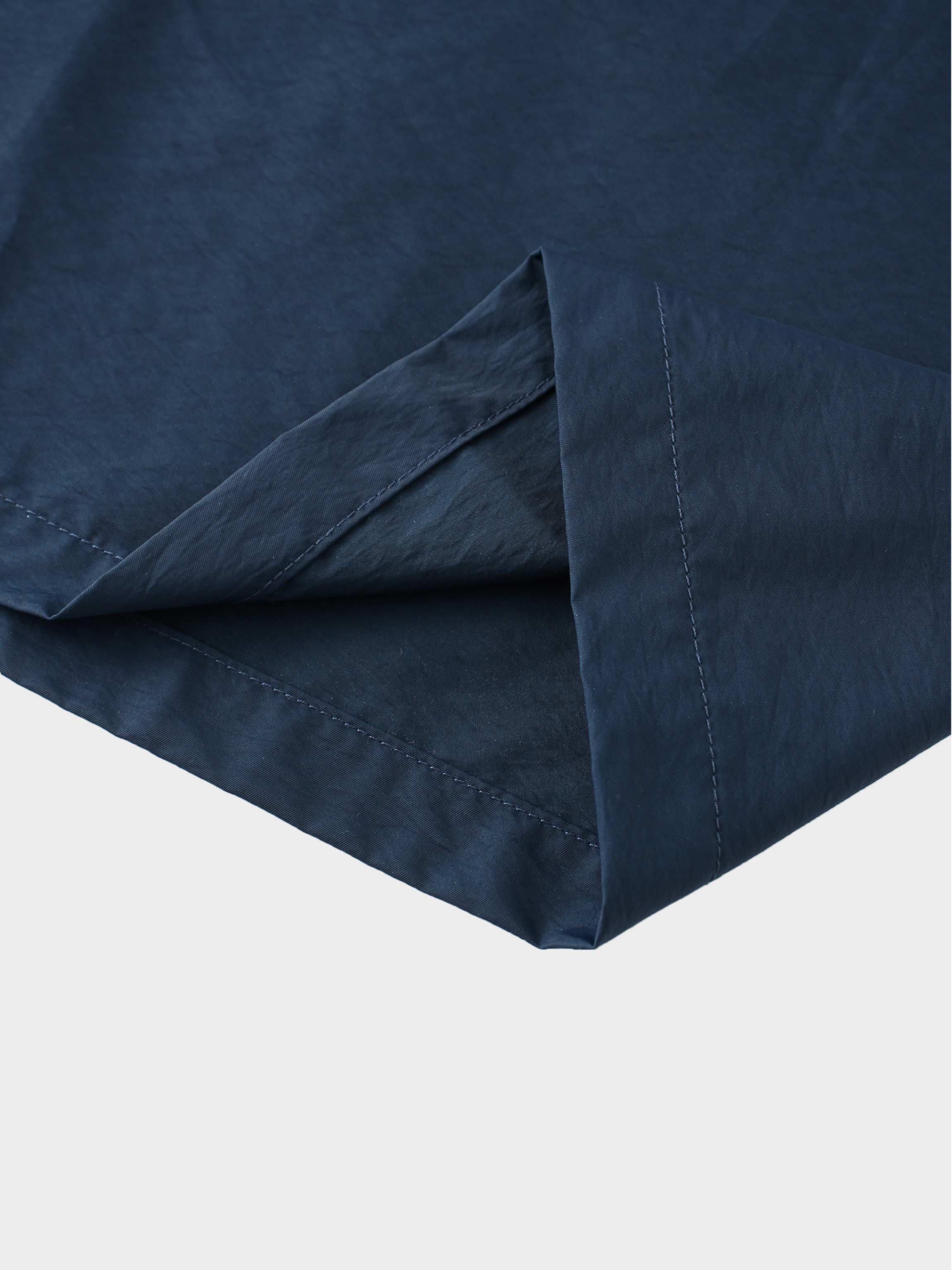 Waisted Full Taffeta Skirt-Navy
