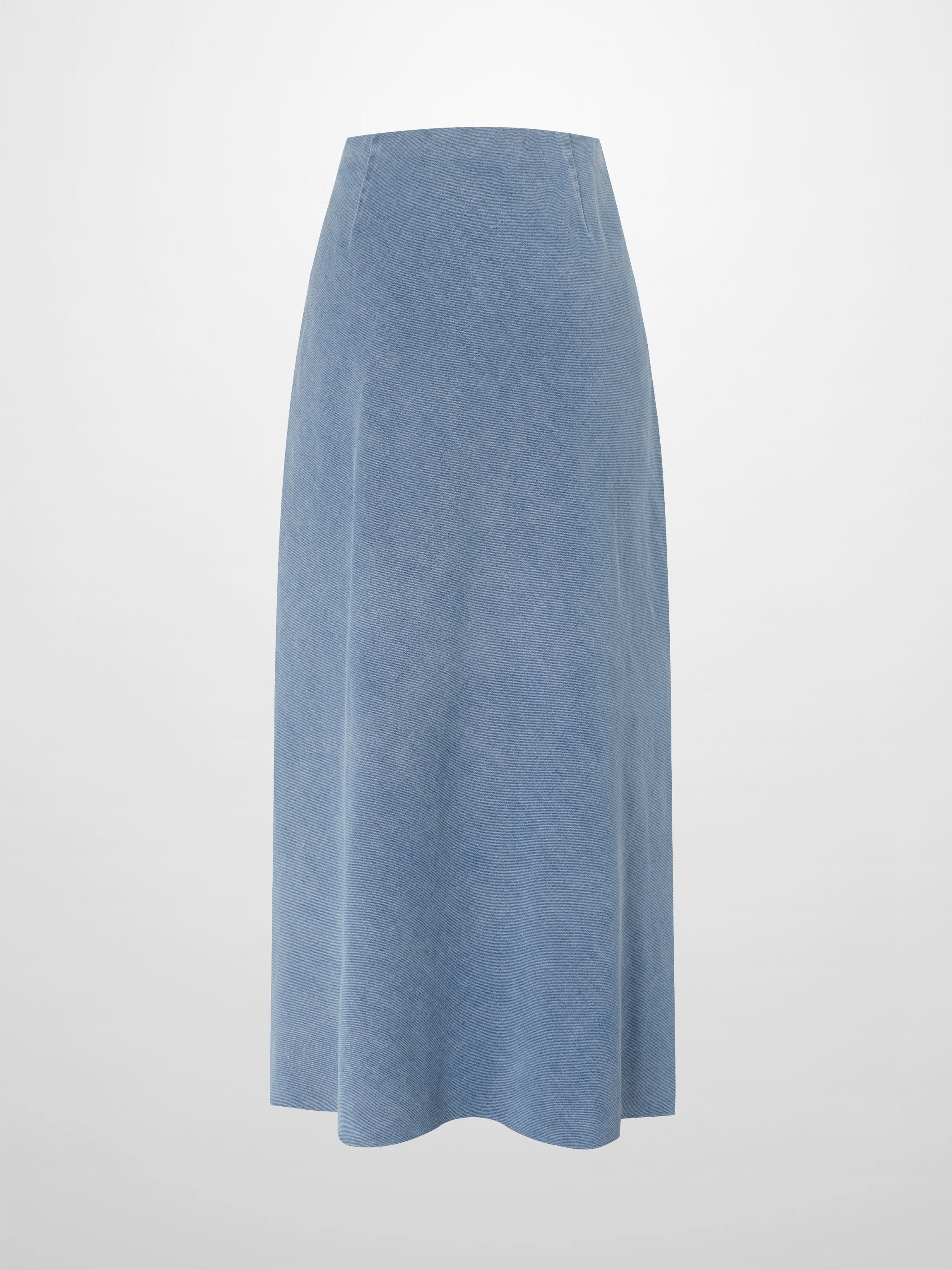 Classic Denim Skirt 37"-Light Blue