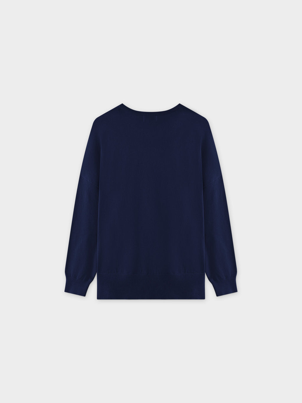 Oversized Lightweight Sweater-Navy