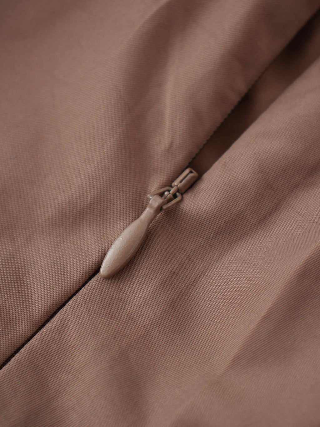 Waisted Full Taffeta Skirt-Mocha Mousse