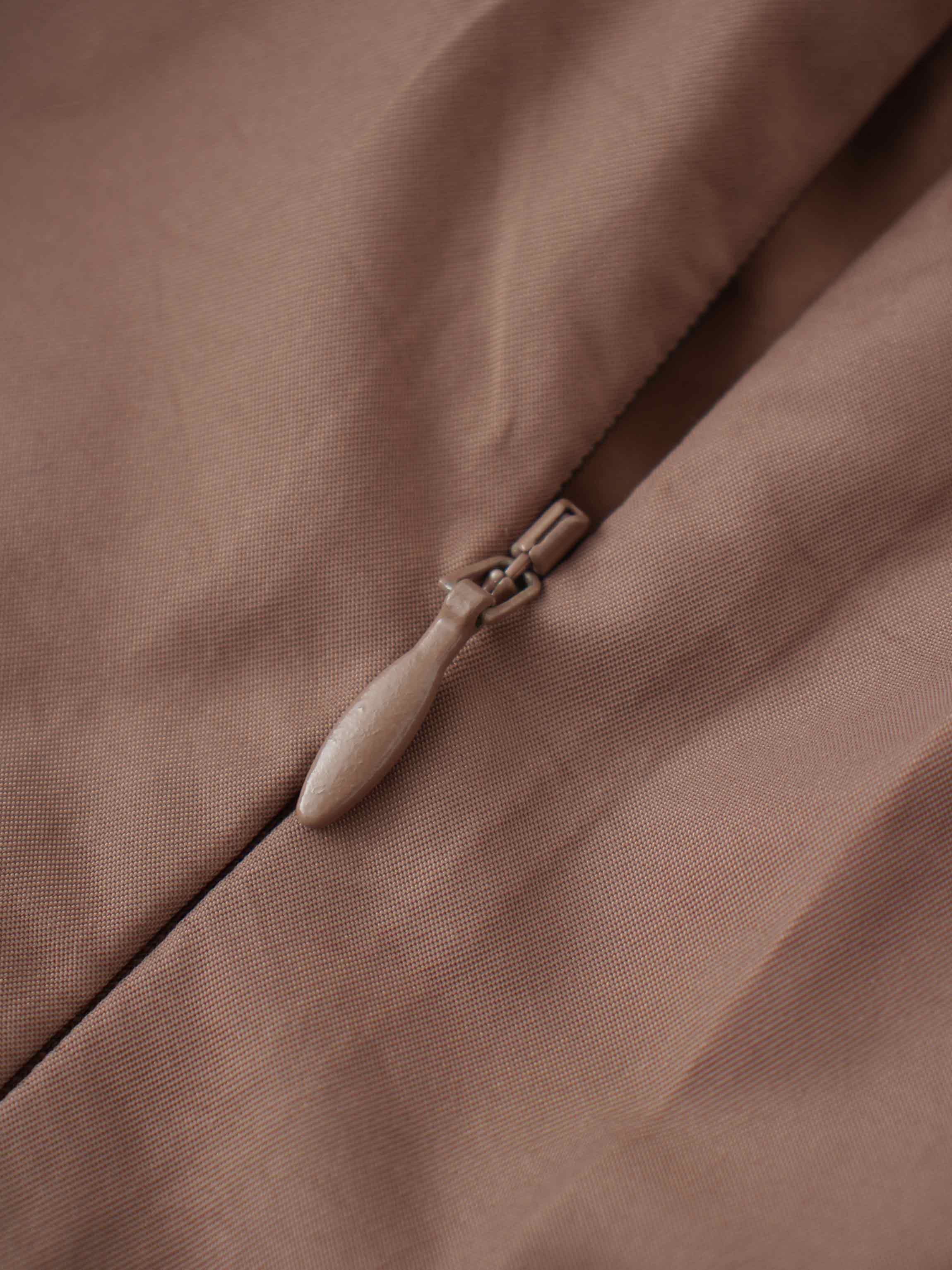 Waisted Full Taffeta Skirt-Mocha Mousse