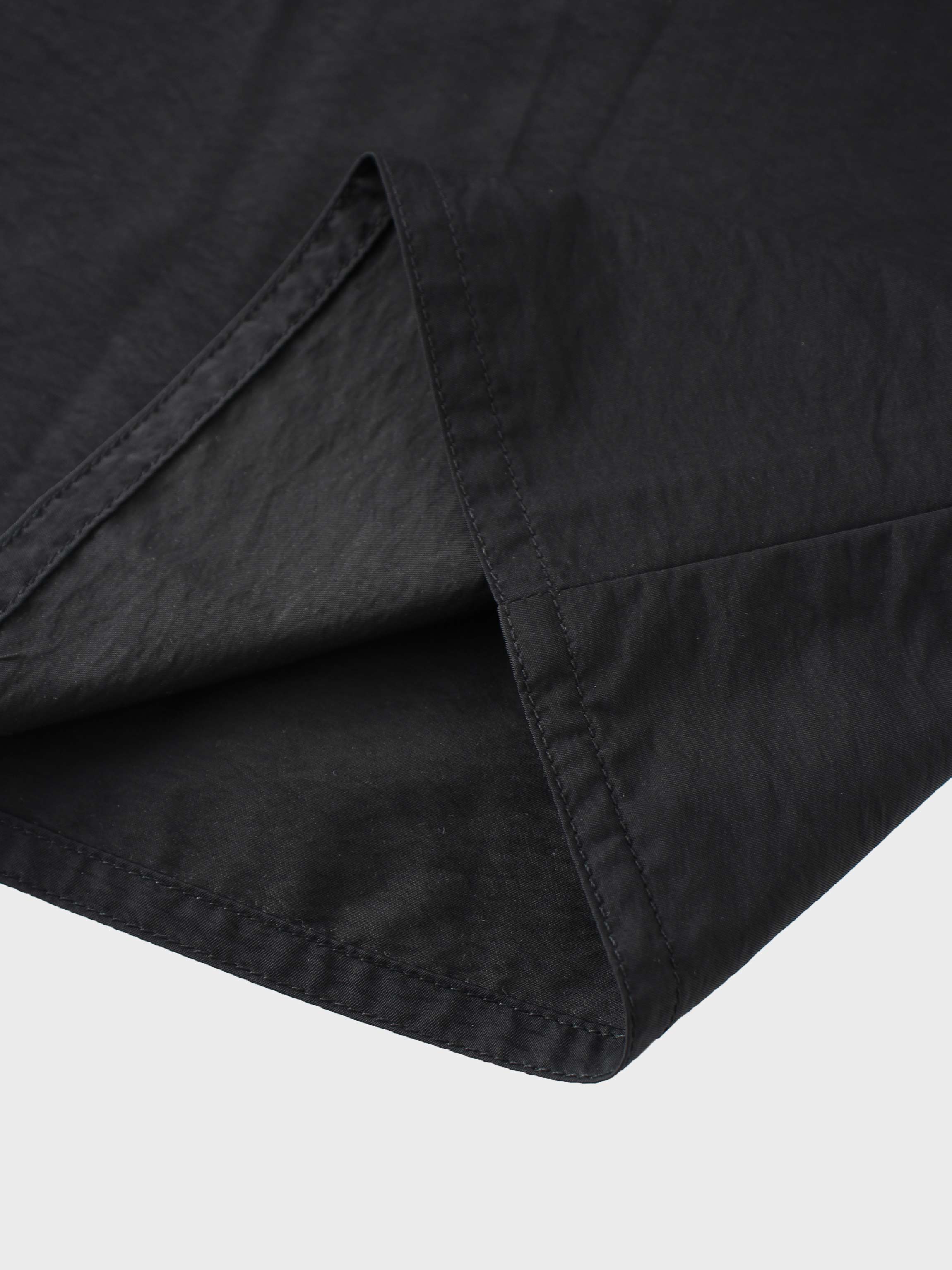 Taffeta Yoke Skirt-Black