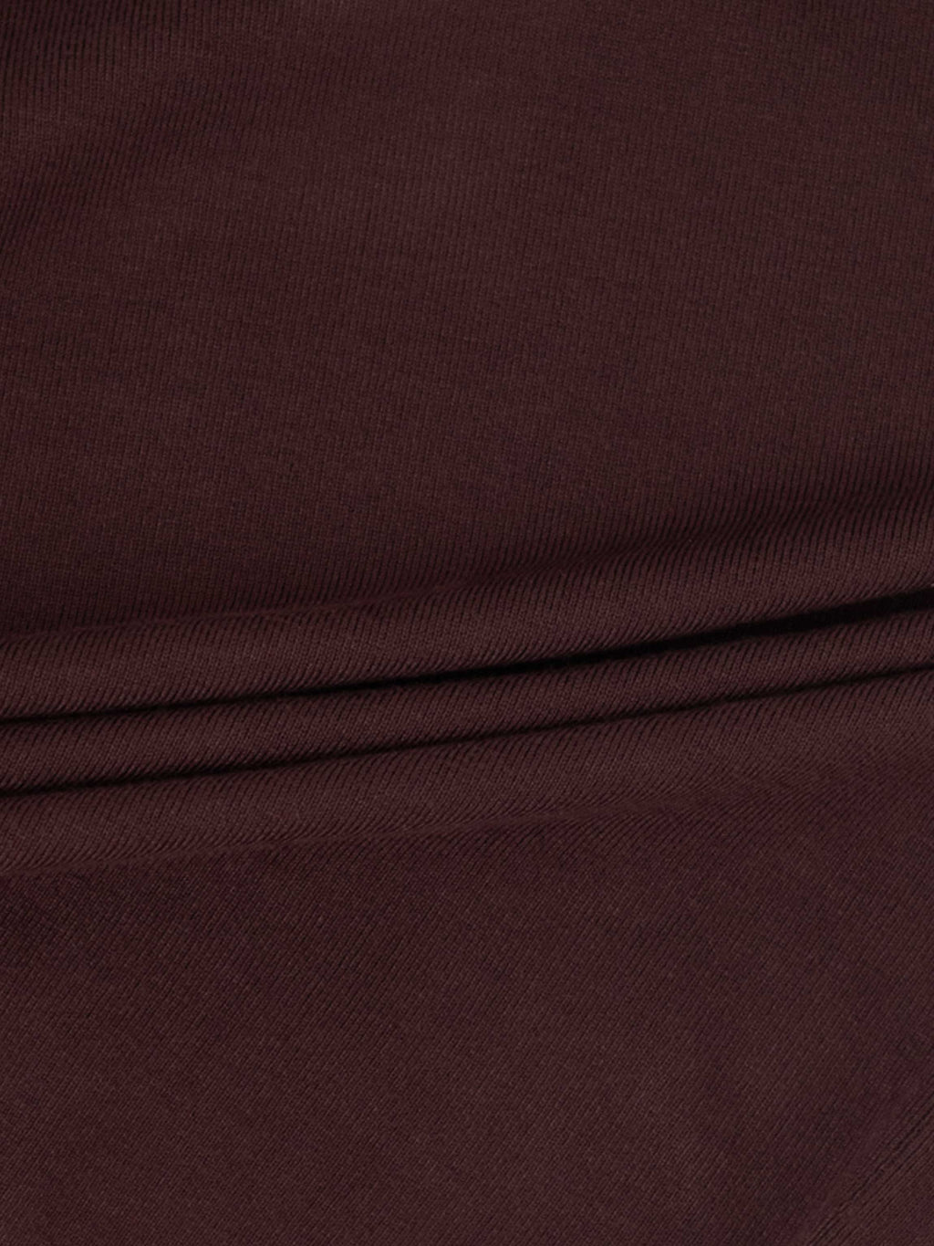 Mock Neck Thin Knit Sweater-Brown