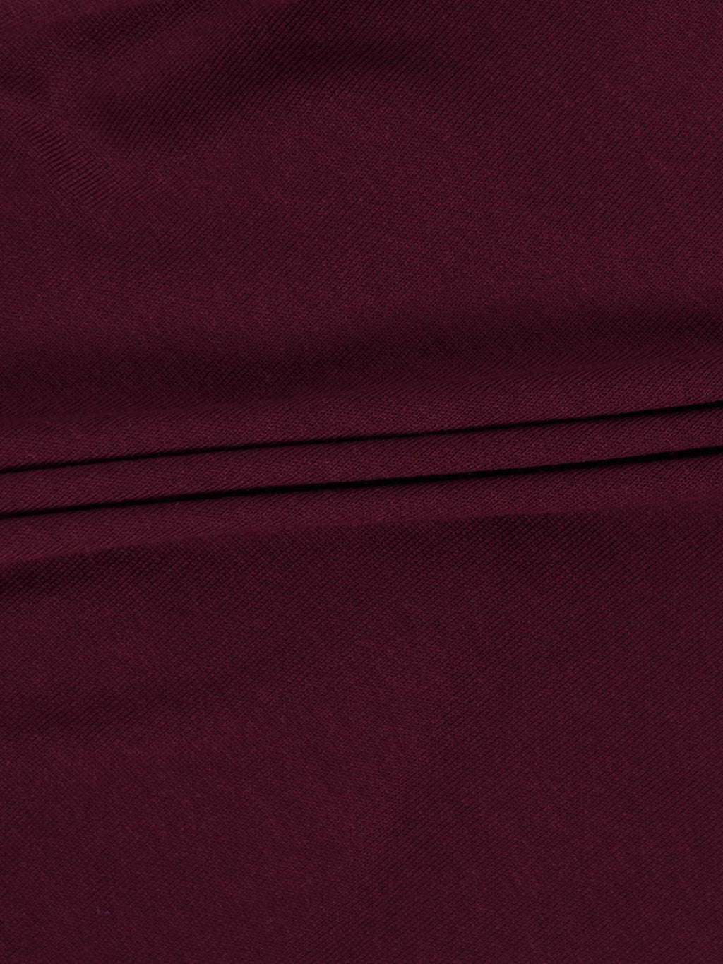 Wool Blend Collared Cardigan-Burgundy