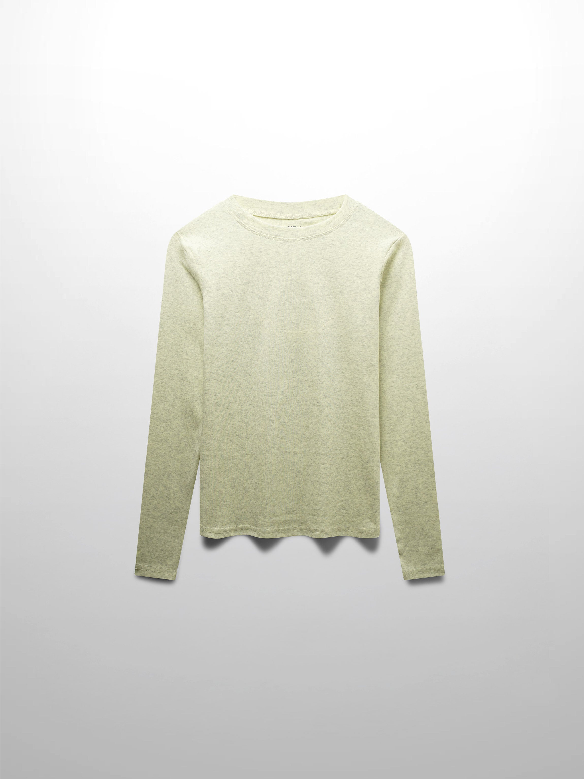 CLASSIC TEE LONG SLEEVE-YELLOW HEATHERED