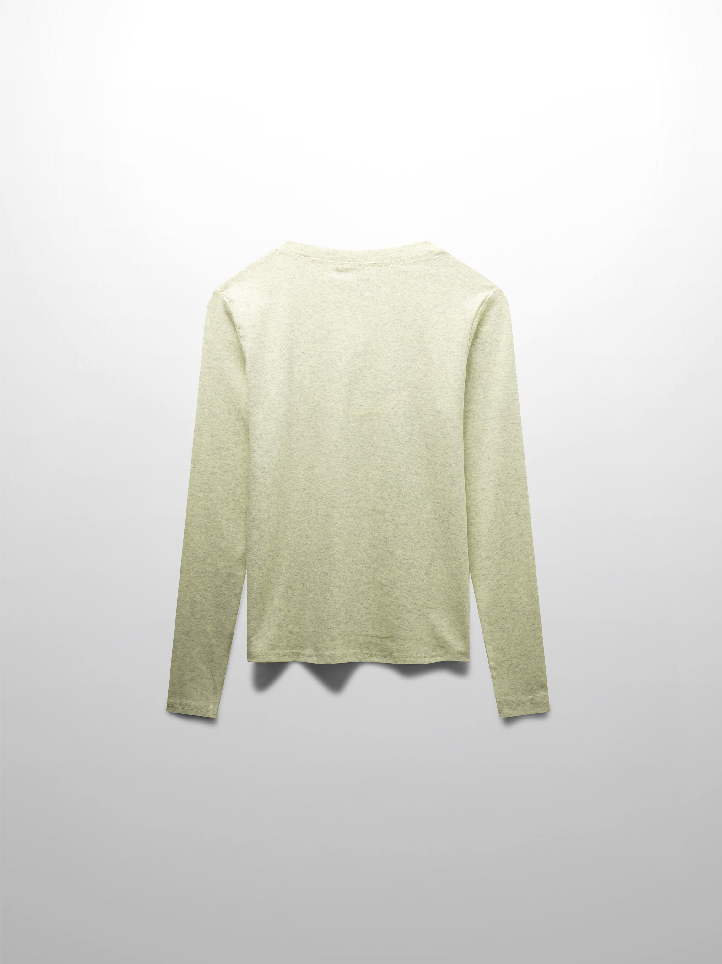 CLASSIC TEE LONG SLEEVE-YELLOW HEATHERED