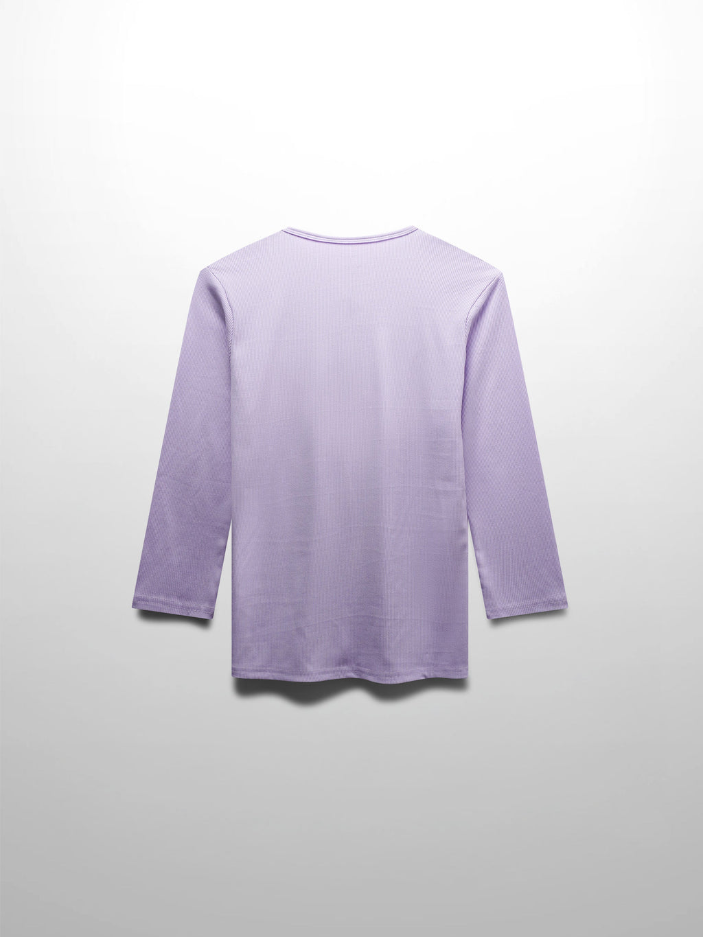 RIBBED HIGH V 3Q-LILAC