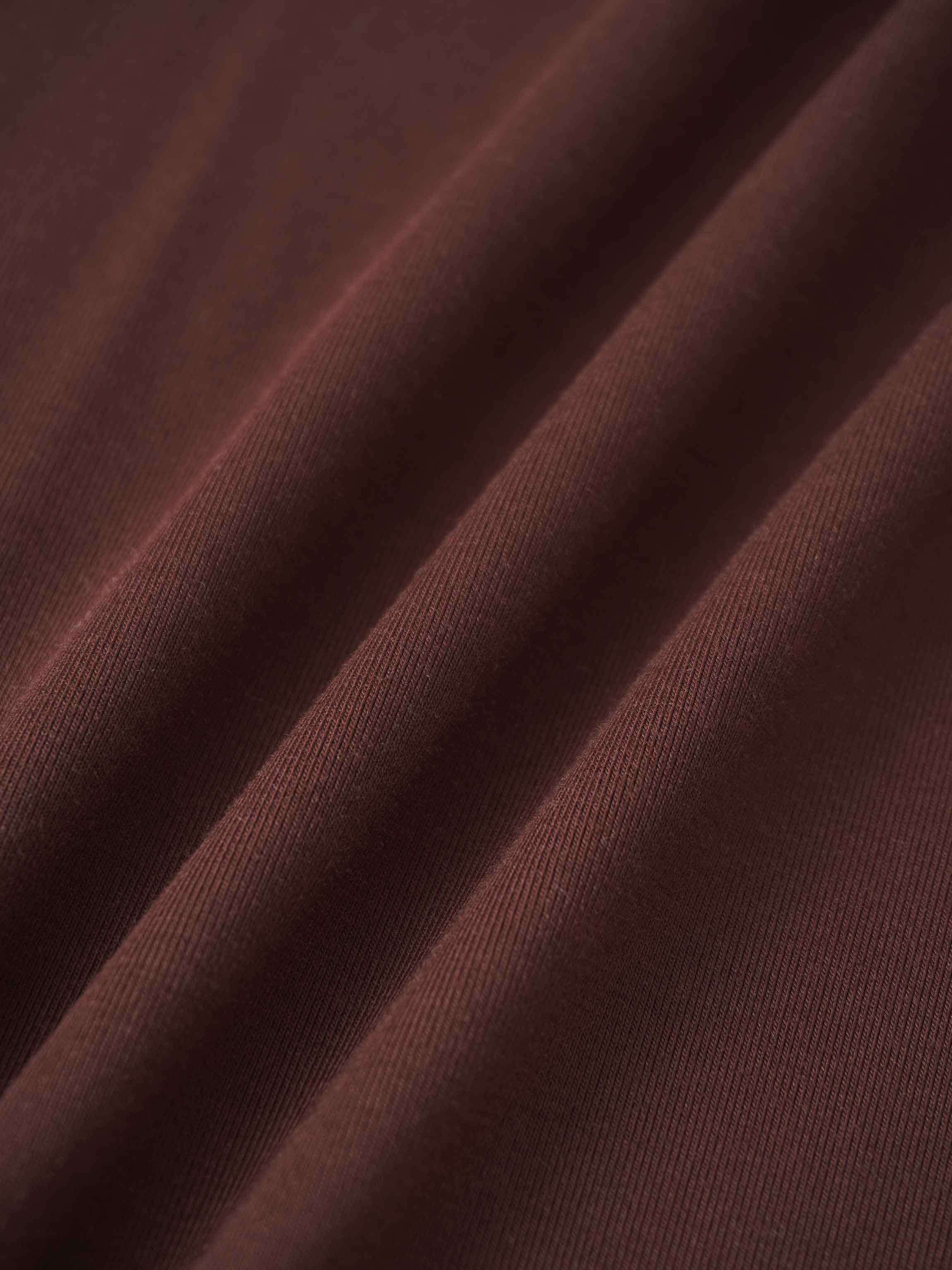 Modal Turtleneck Long Sleeve-Dark Brown