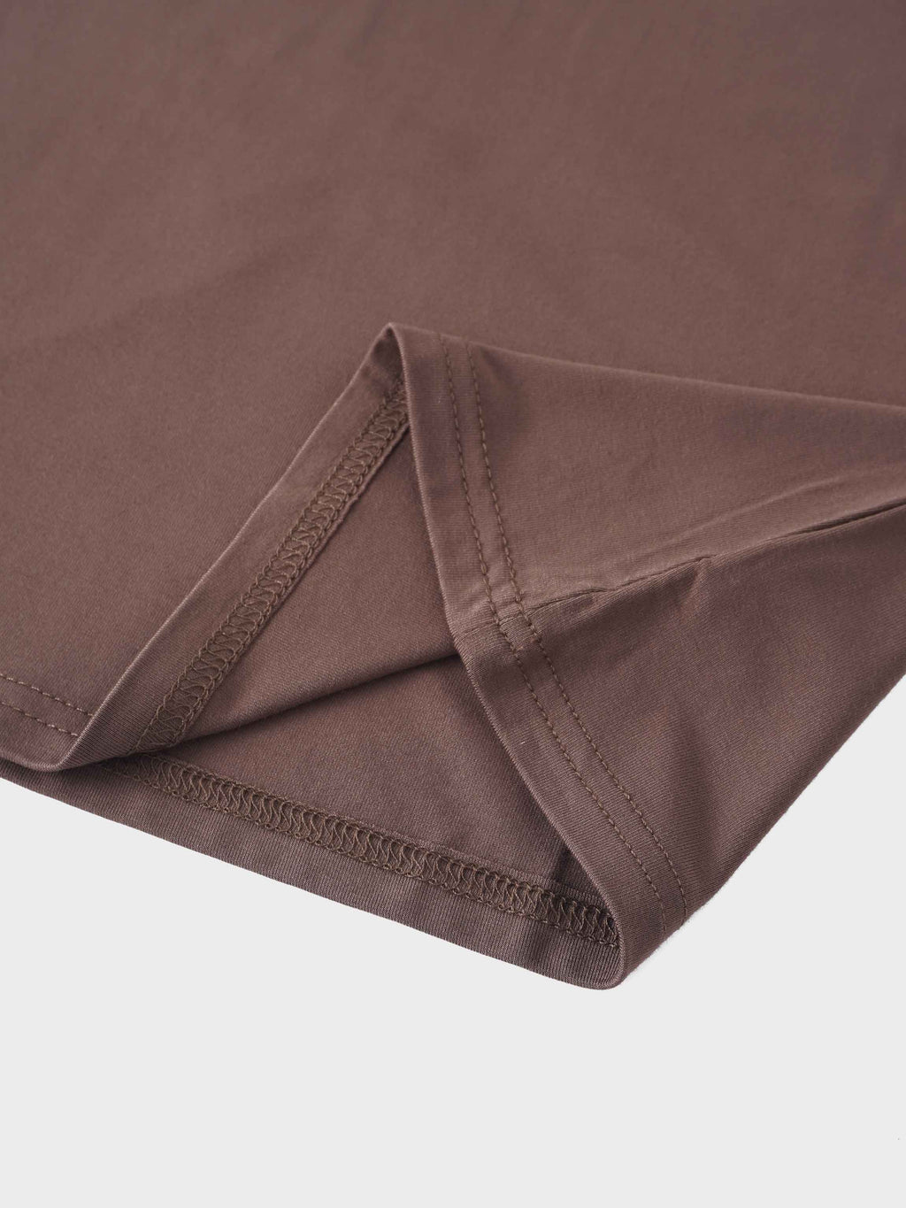 Modal Turtleneck Long Sleeve-Mocha Mousse