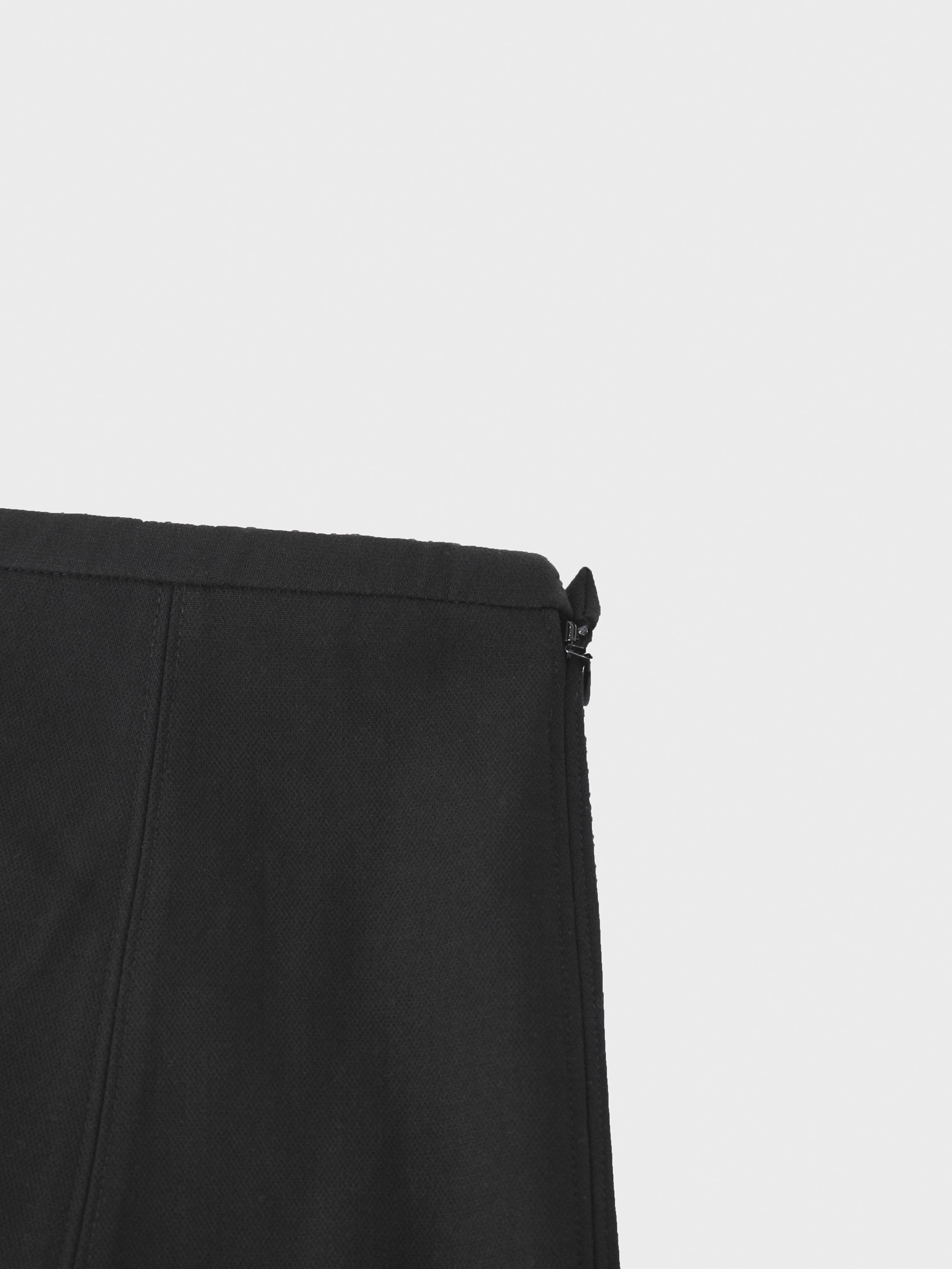 The Basic Flare Skirt 37"-Black