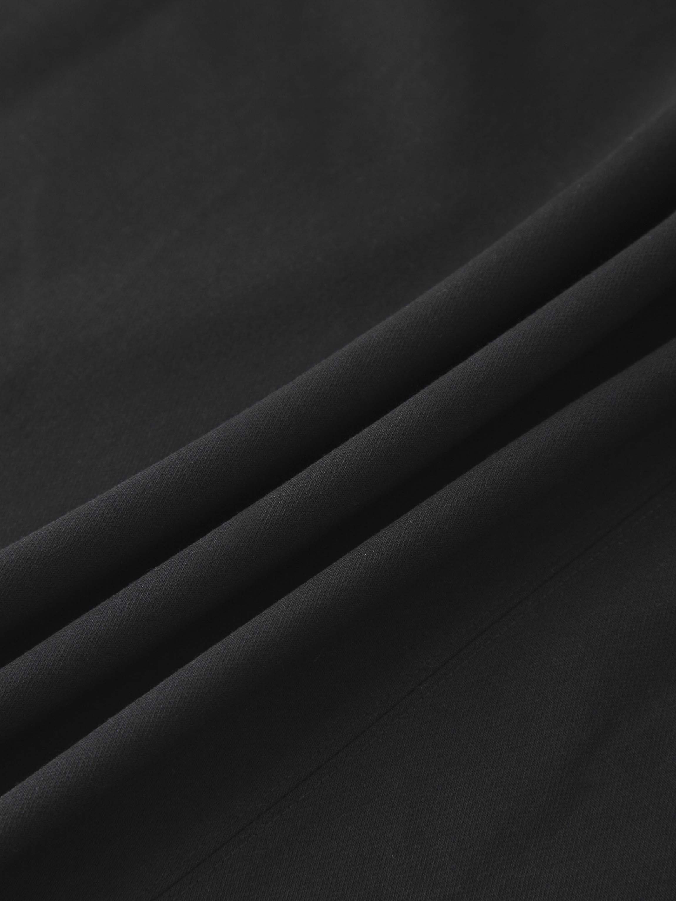 The Basic Flare Skirt 37"-Black