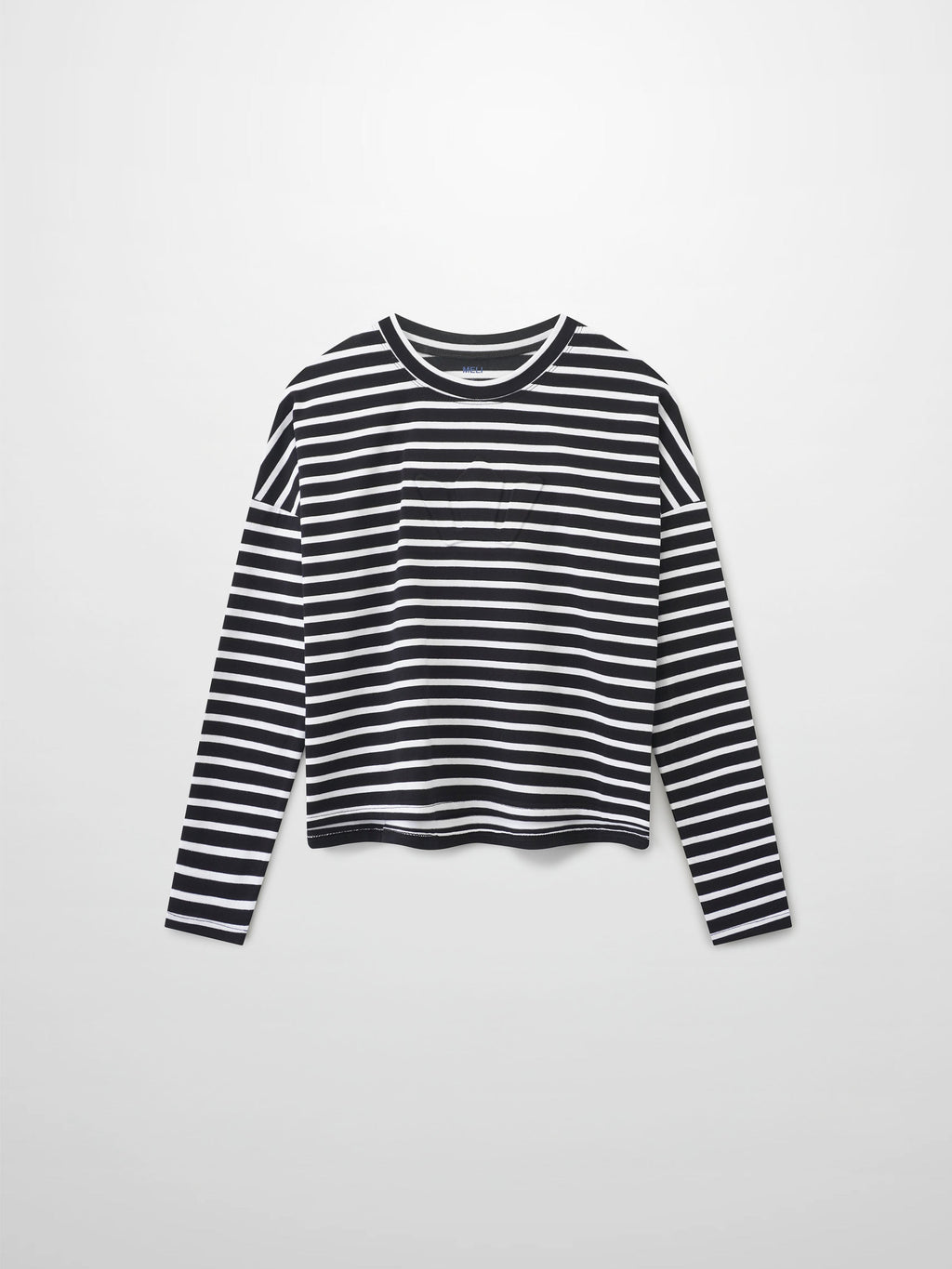 Crown Embossed T-Shirt-Black/White