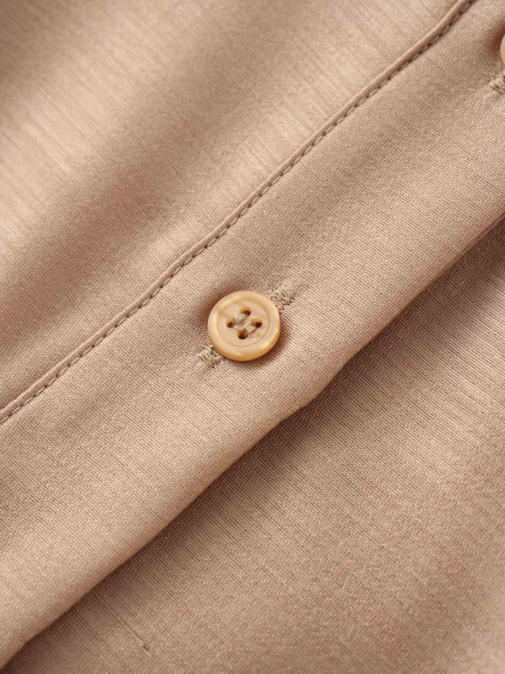 Textured Puff Sleeve Blouse-Mushroom