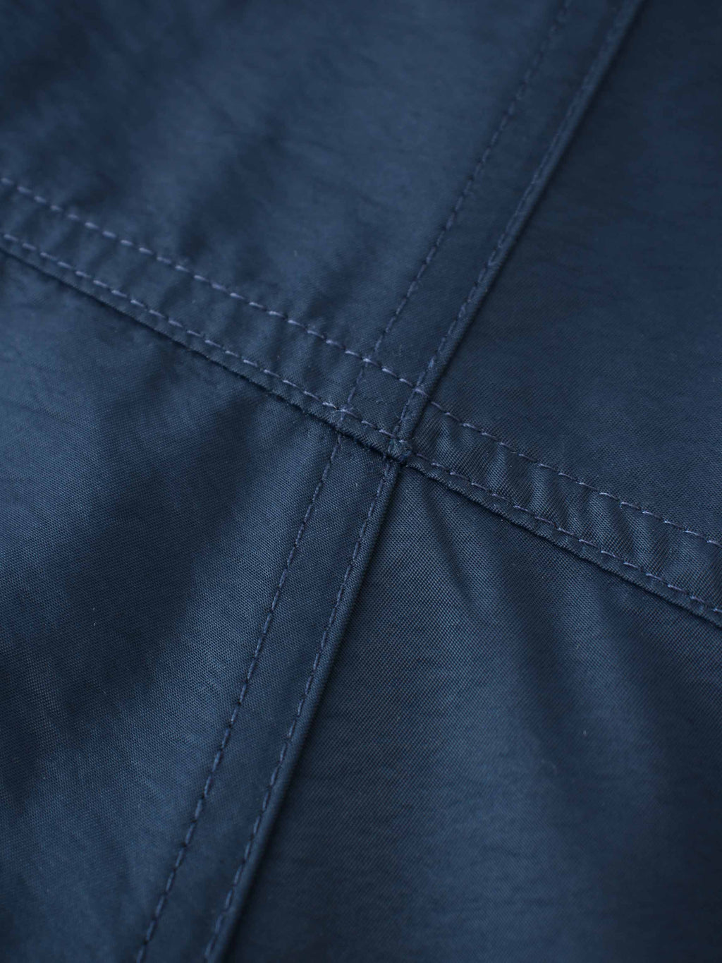 Taffeta Yoke Skirt-Navy